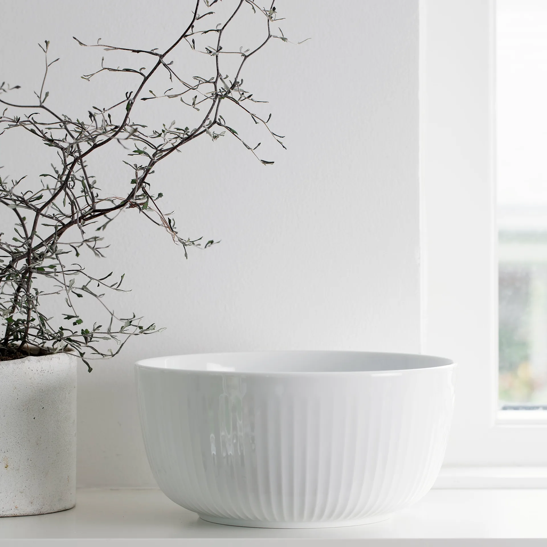 해머소이 보울 Ø21 cm, white Kähler | 케흘러