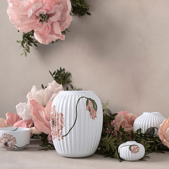 해머소이 파피 화병 21 cm, white Kähler | 케흘러