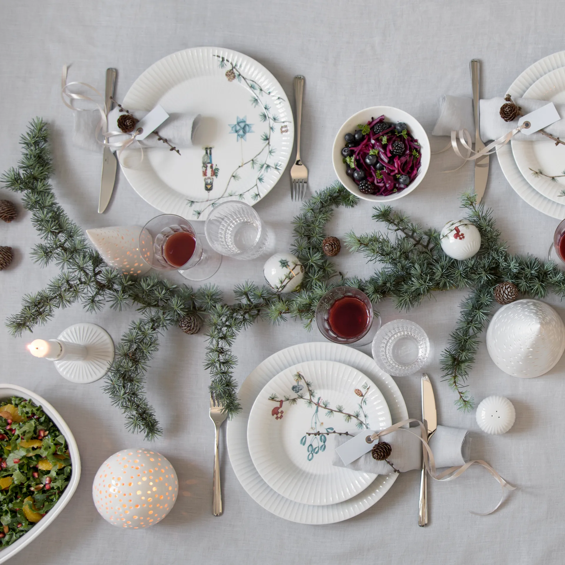 해머소이 크리스마스 딥플레이트, 21 cm Kähler | 케흘러