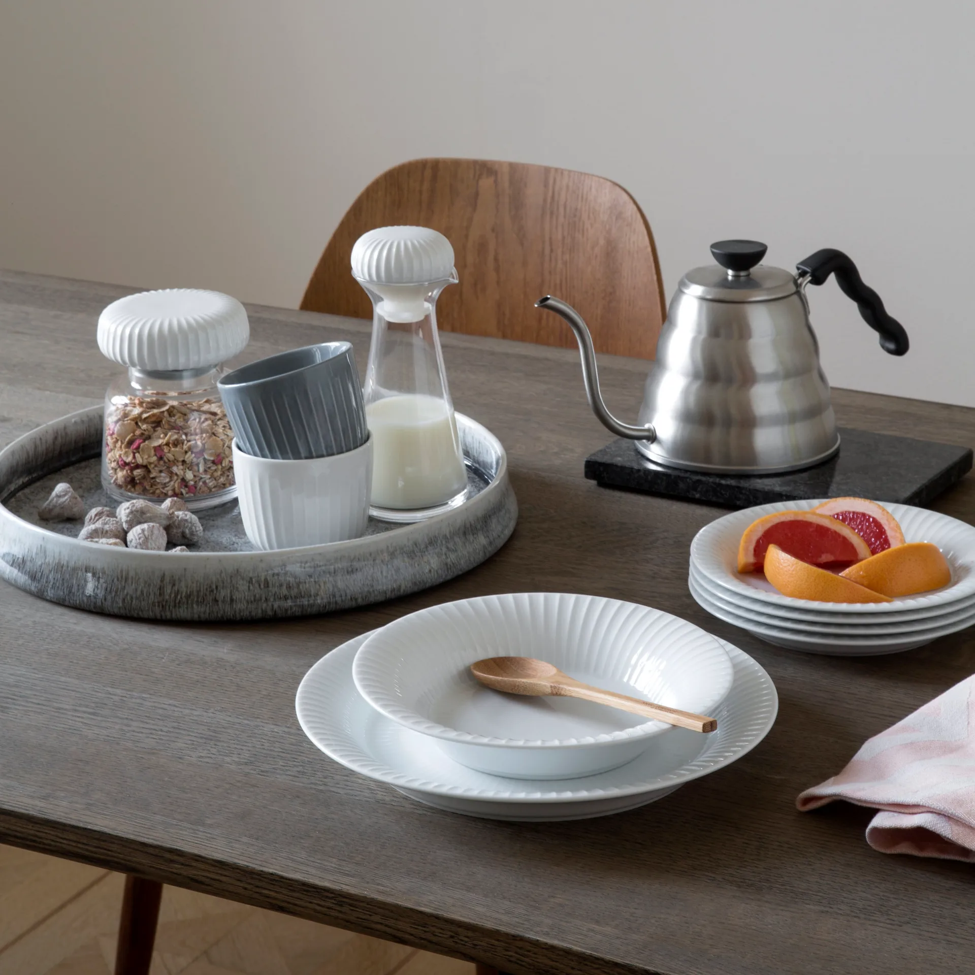 해머소이 접시 화이트, Ø 27 cm Kähler | 케흘러