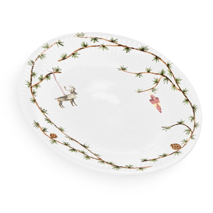 해머소이 크리스마스 오벌 소서 - 27x34 cm - Kähler | 케흘러