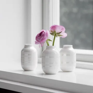 오마지오 미니어처 화병 3개 세트 - pearl-white - Kähler | 케흘러