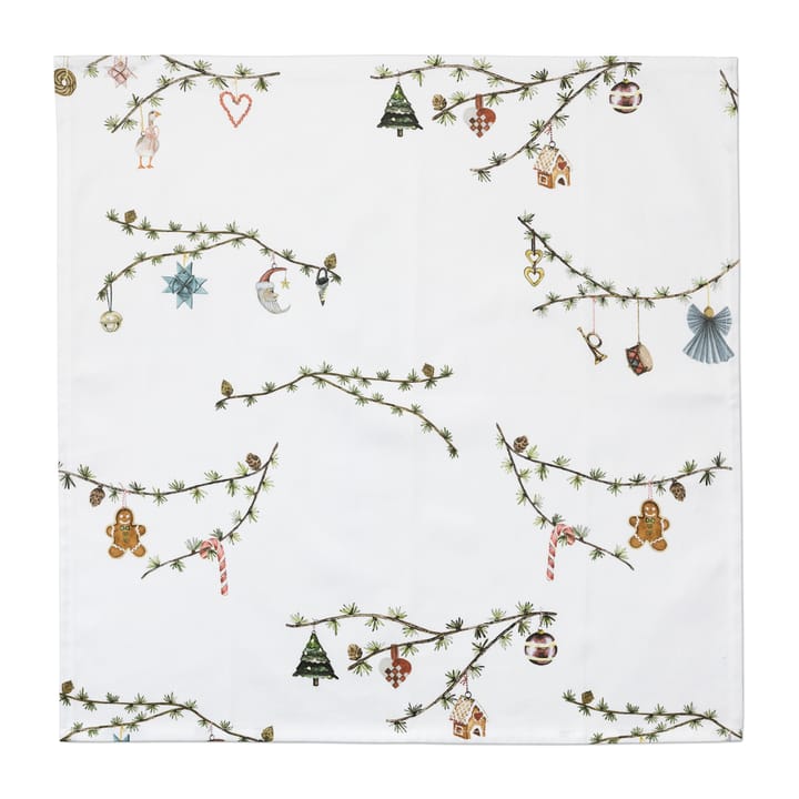 해머소이 크리스마스 패브릭 냅킨 45x45 cm 4개 세트, White Kähler | 케흘러