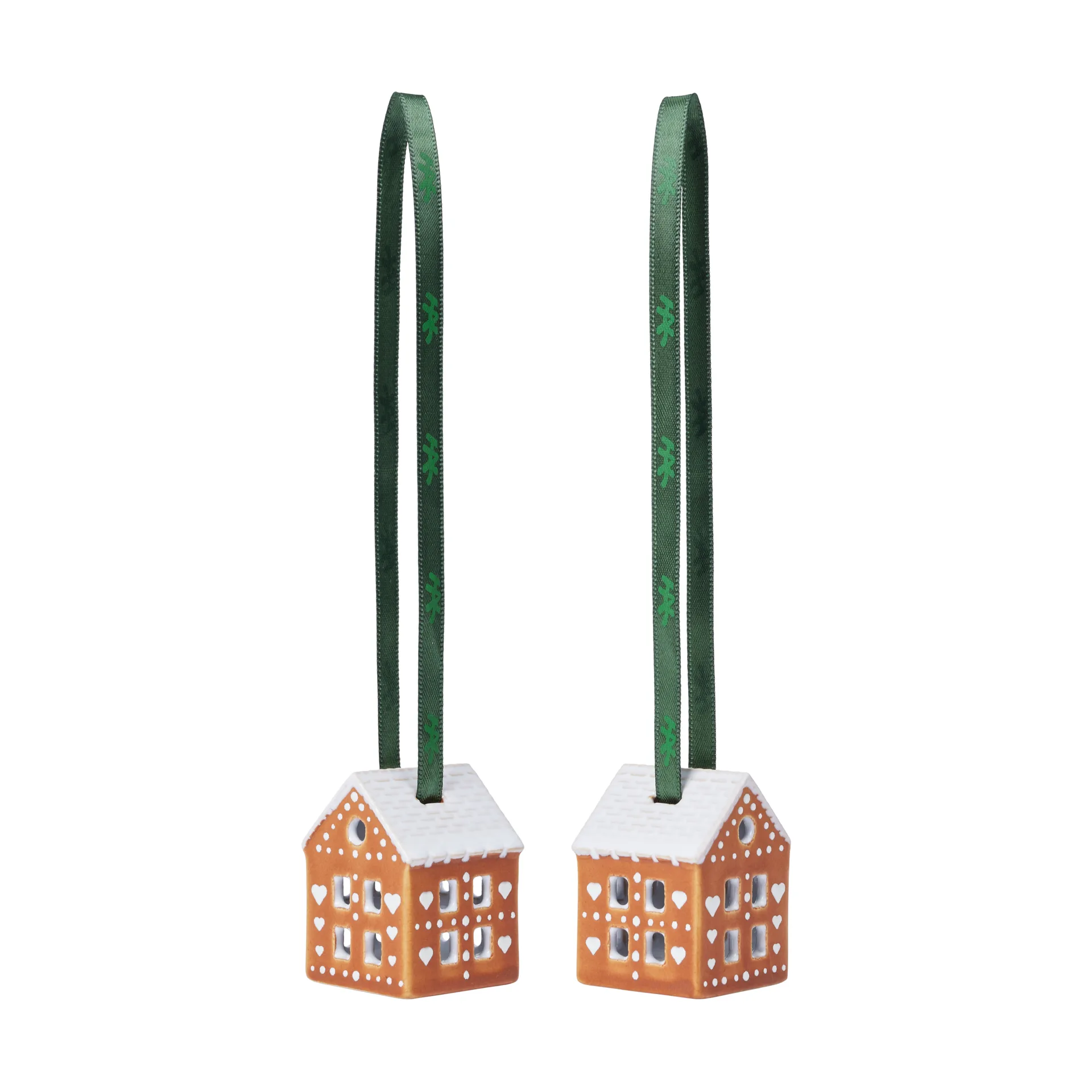 진저브레드 크리스마스 행잉 오나먼트 5 cm 2개 세트, Brown Kähler | 케흘러