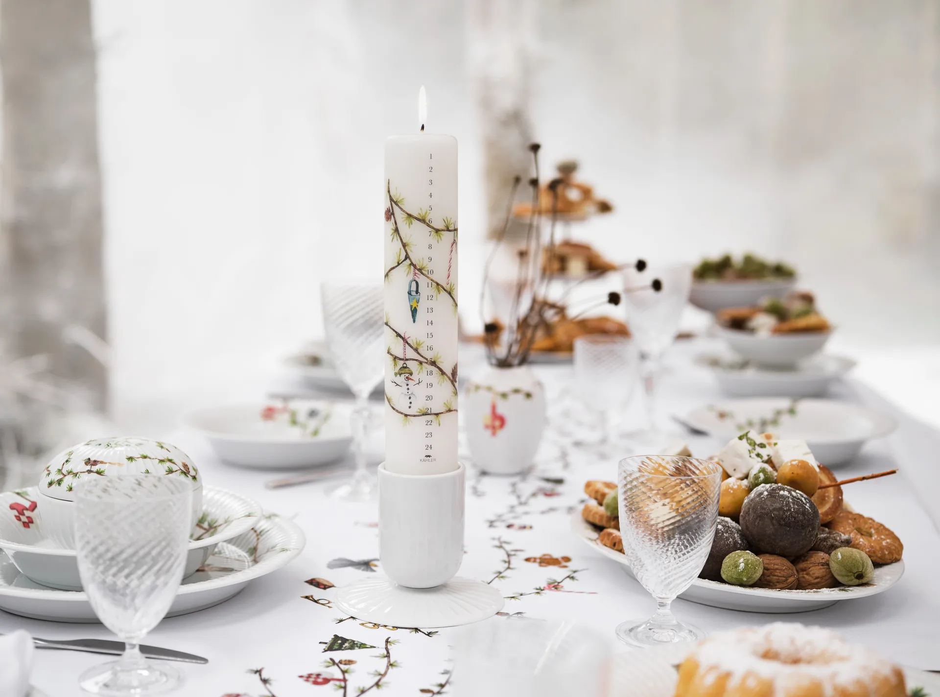 헤머소이 강림절 캔들 5 cm, White Kähler | 케흘러