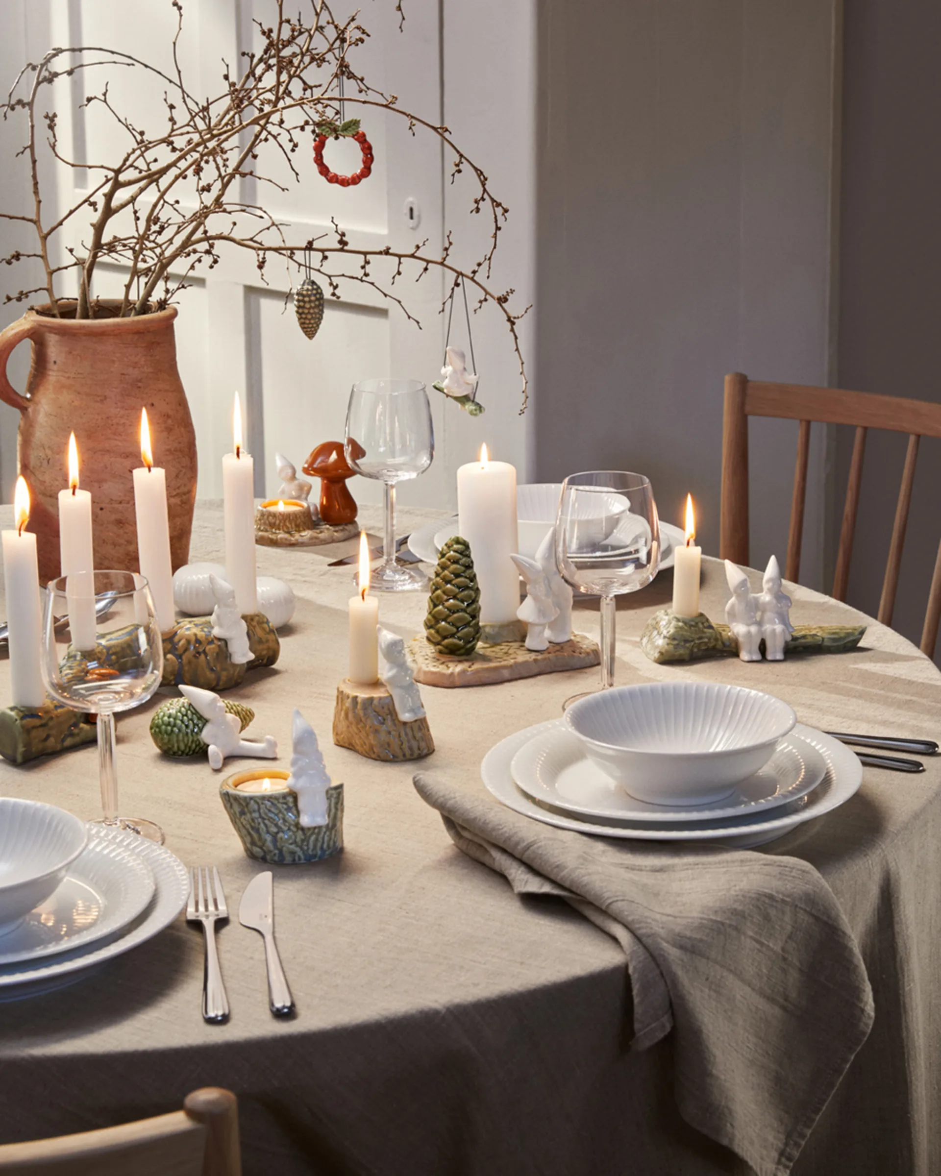 크리스마스 테일스 리스 7 cm, Red Kähler | 케흘러