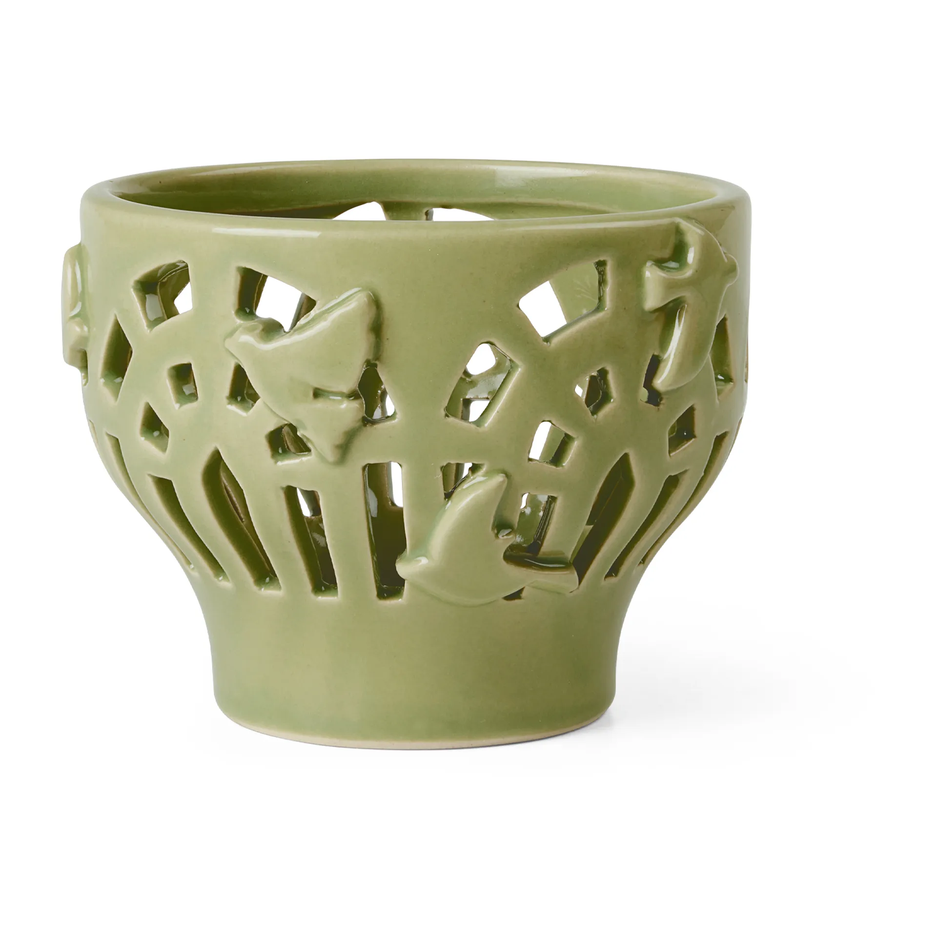 오렌져리 캔들홀더 Ø9 cm, Spring leaf Kähler | 케흘러