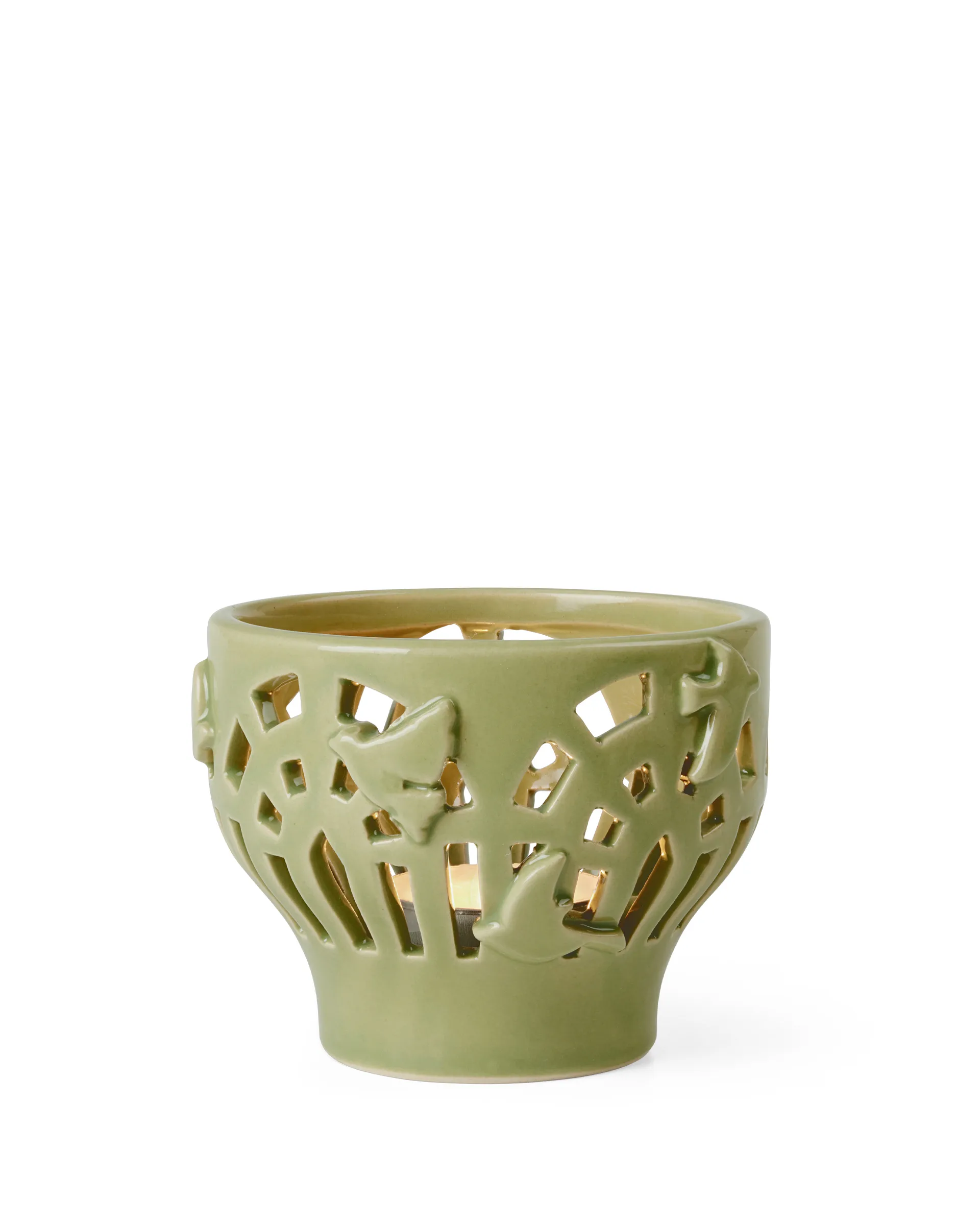 오렌져리 캔들홀더 Ø9 cm, Spring leaf Kähler | 케흘러