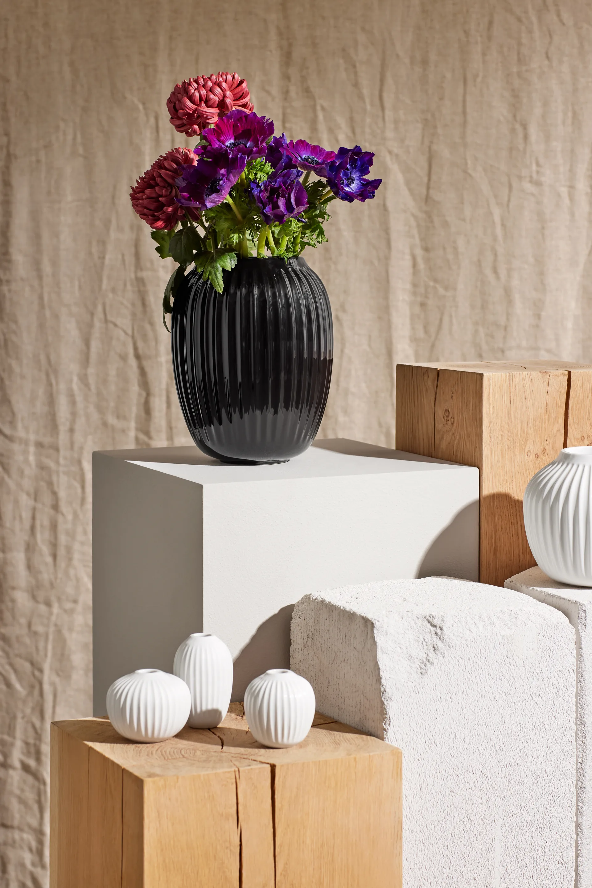 해머소이 화병 미디움, Black Kähler | 케흘러