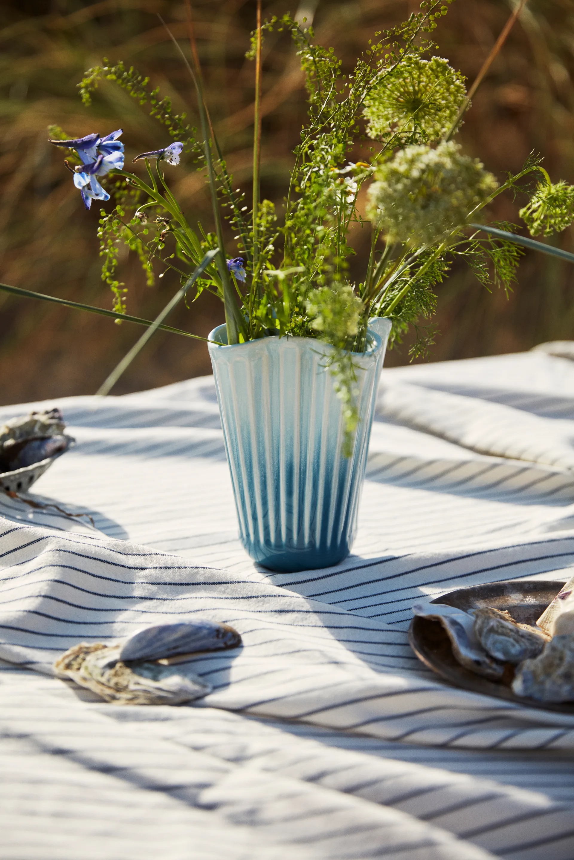 해머소이 화병 언폴드, Blue, 20.5 cm Kähler | 케흘러