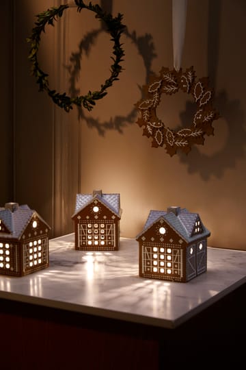 Gingerbread 크리스마스 바우블 화환 Ø18.5 cm - Brown - Kähler | 케흘러
