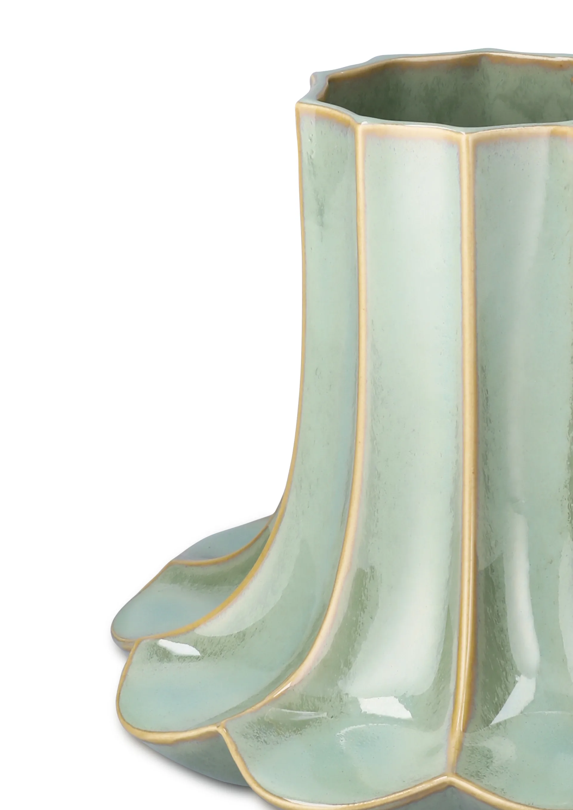 샹터렐 화병, Green, 20.5 cm Kähler | 케흘러