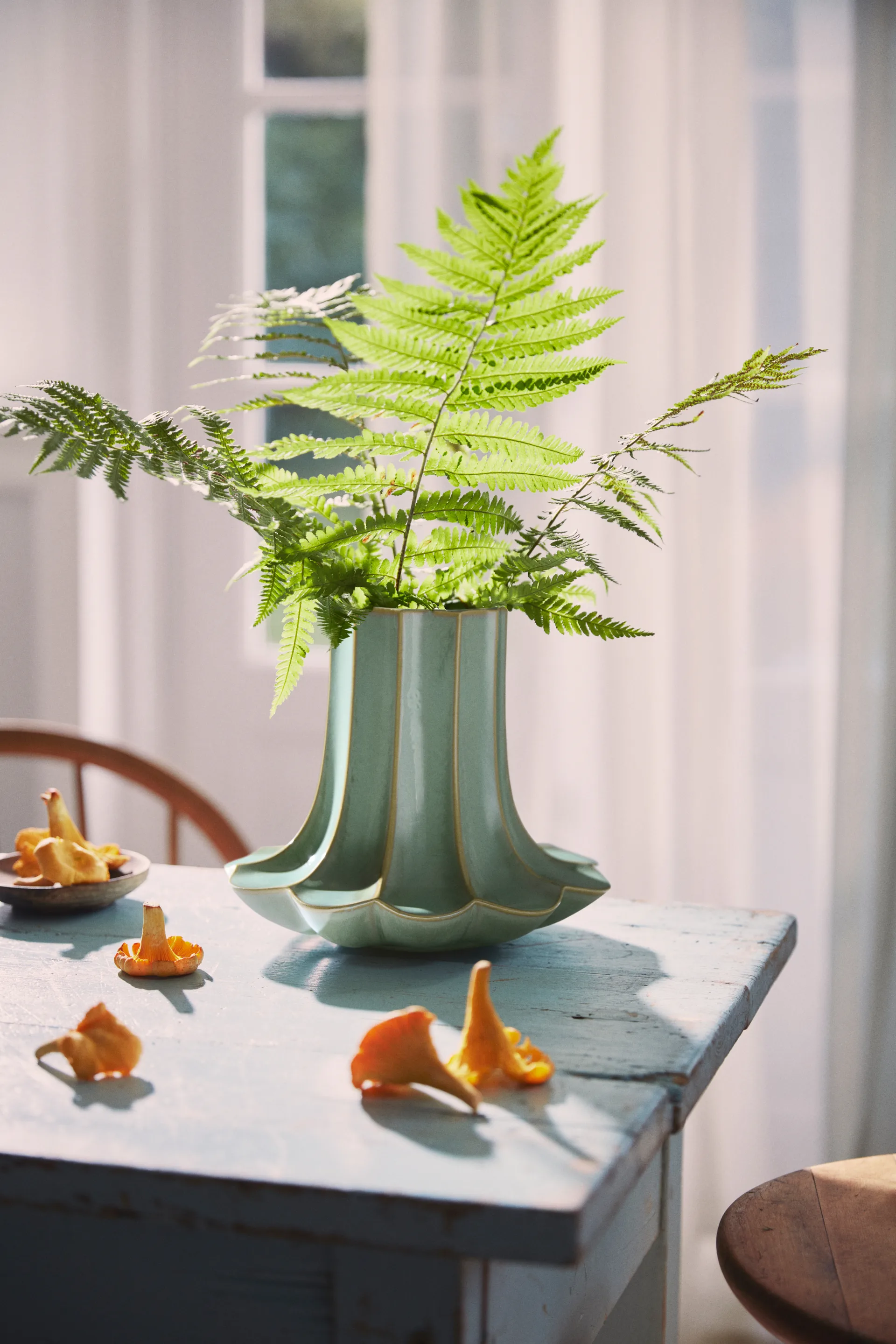 샹터렐 화병, Green, 20.5 cm Kähler | 케흘러