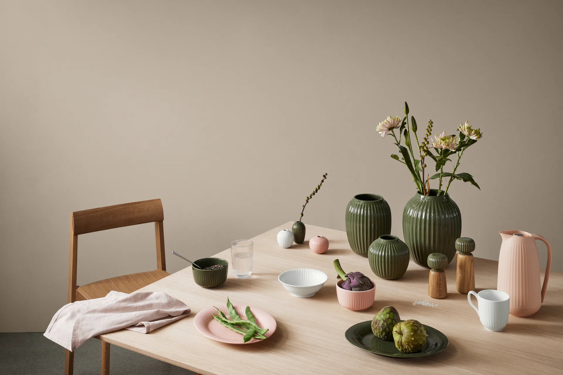 Hammershøi 향신료 그라인더 소, 짙은 녹색, 14 cm Kähler | 케흘러