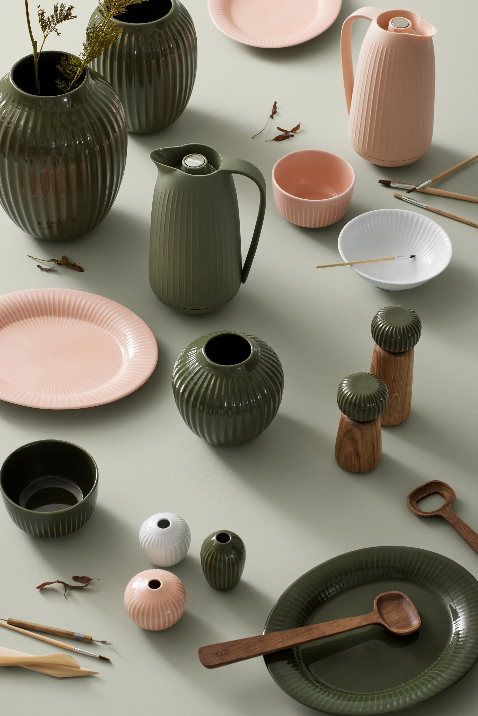 Hammershøi 향신료 그라인더 소, 짙은 녹색, 14 cm Kähler | 케흘러
