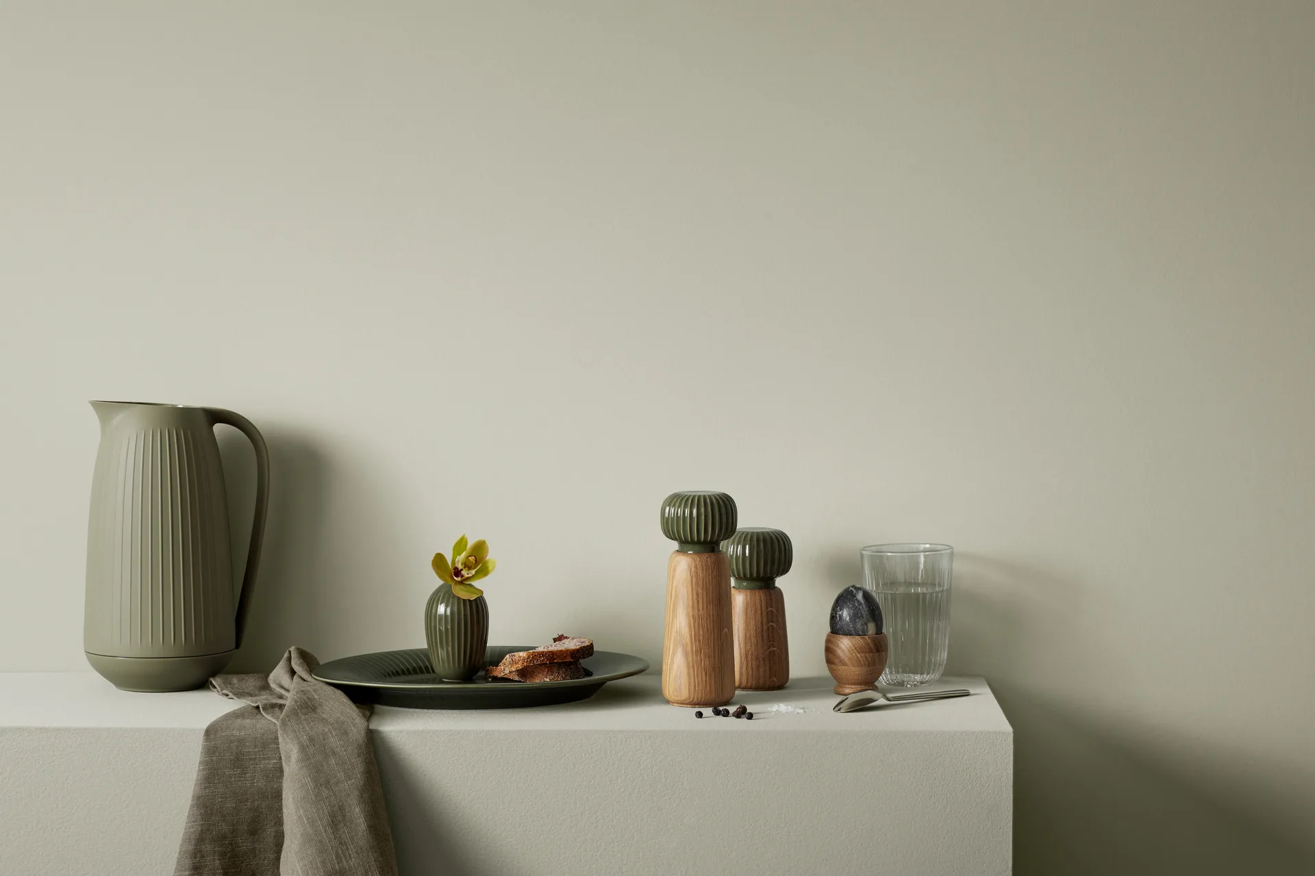 Hammershøi 향신료 그라인더 대, 다크 그린, 18 cm Kähler | 케흘러