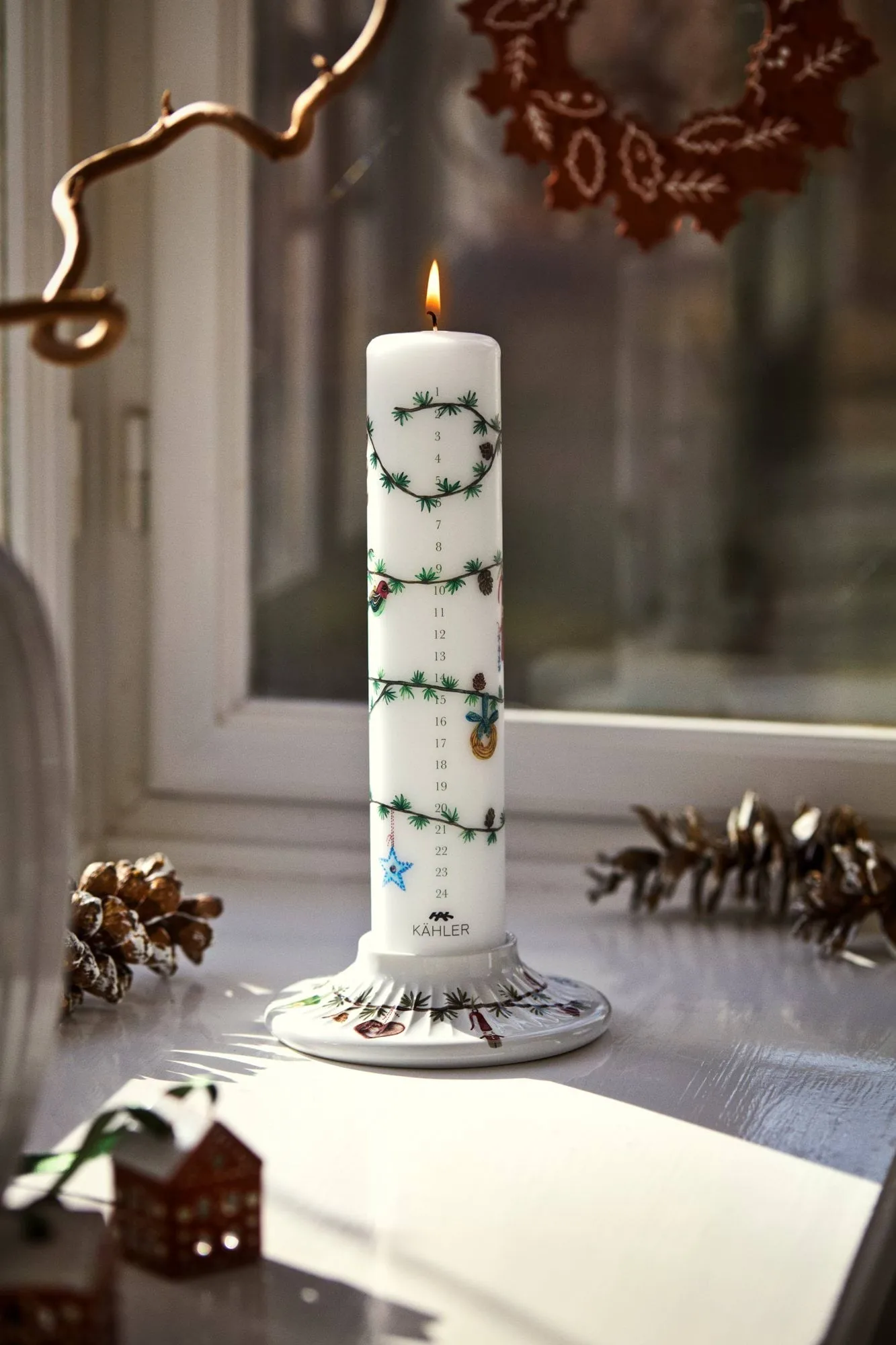 Hammershøi Christmas 대림절 캔들 Ø5 cm, 2026 Kähler | 케흘러