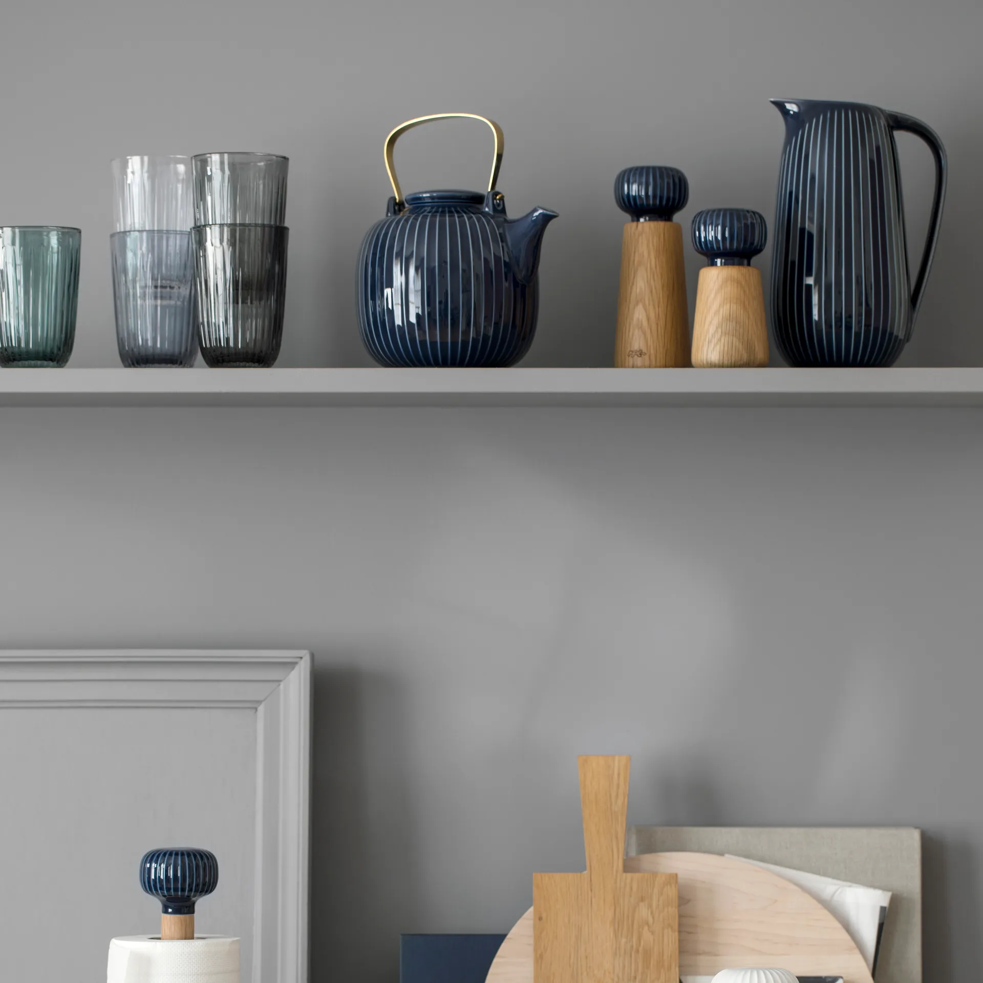 Hammershøi 향신료 그라인더 대, Indigo, 18 cm Kähler | 케흘러