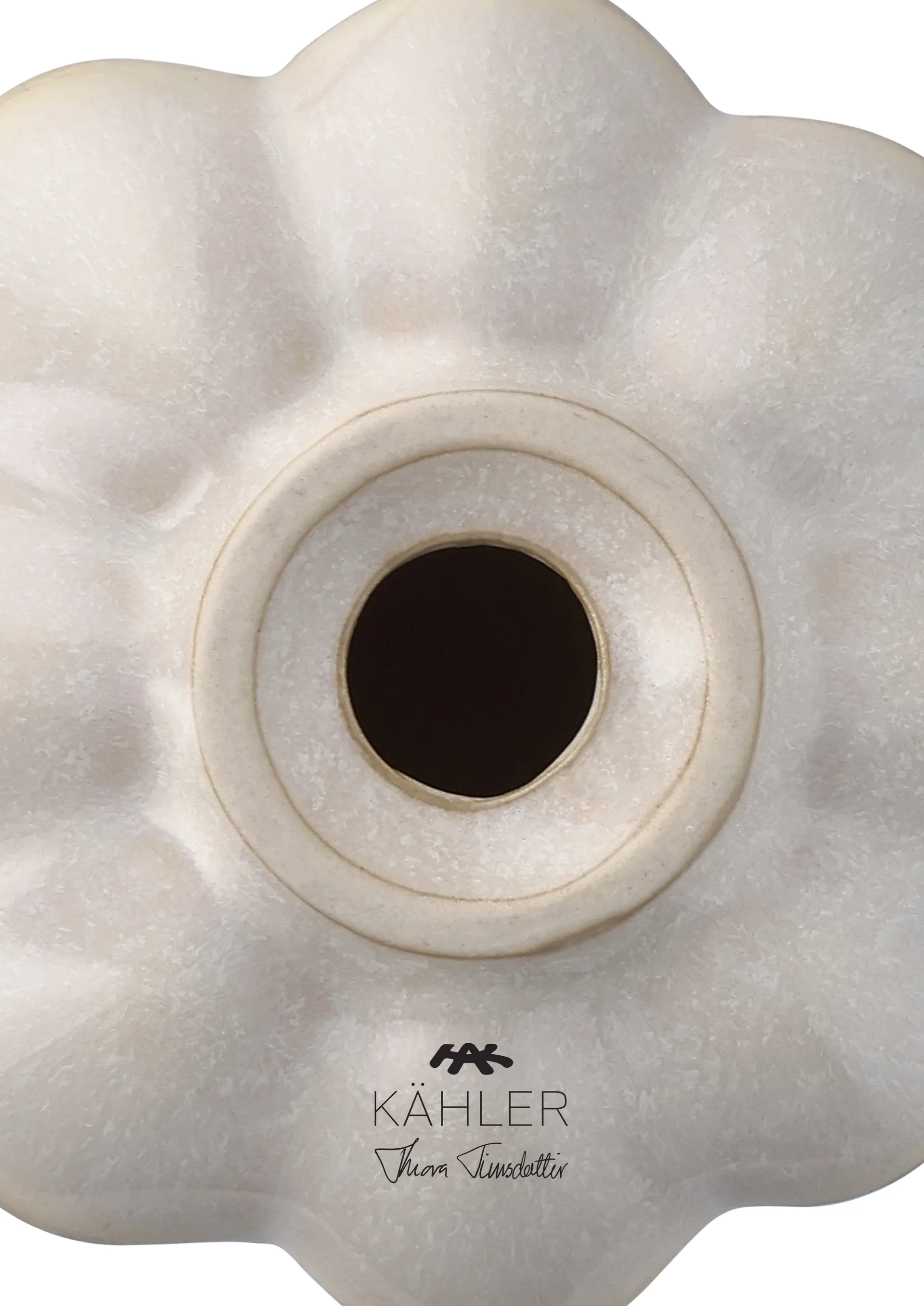 샹터렐 캔들 홀더, Sand, 10 cm Kähler | 케흘러