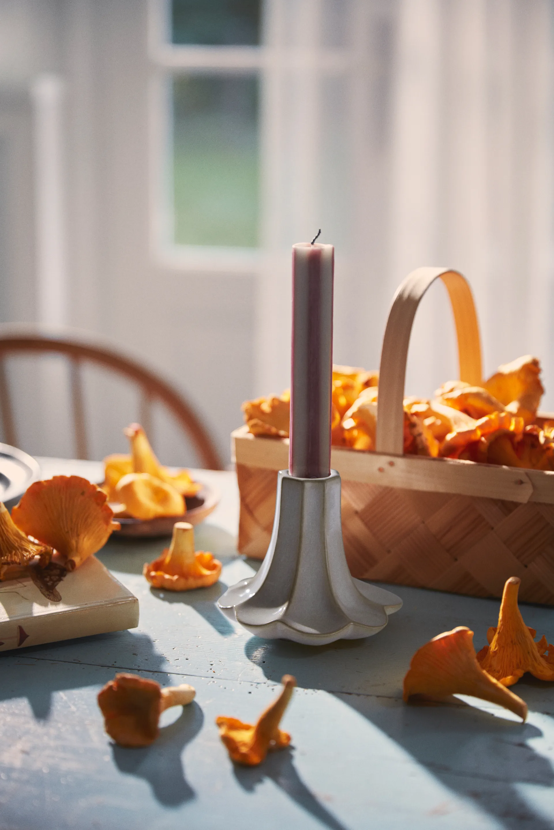 샹터렐 캔들 홀더, Sand, 10 cm Kähler | 케흘러