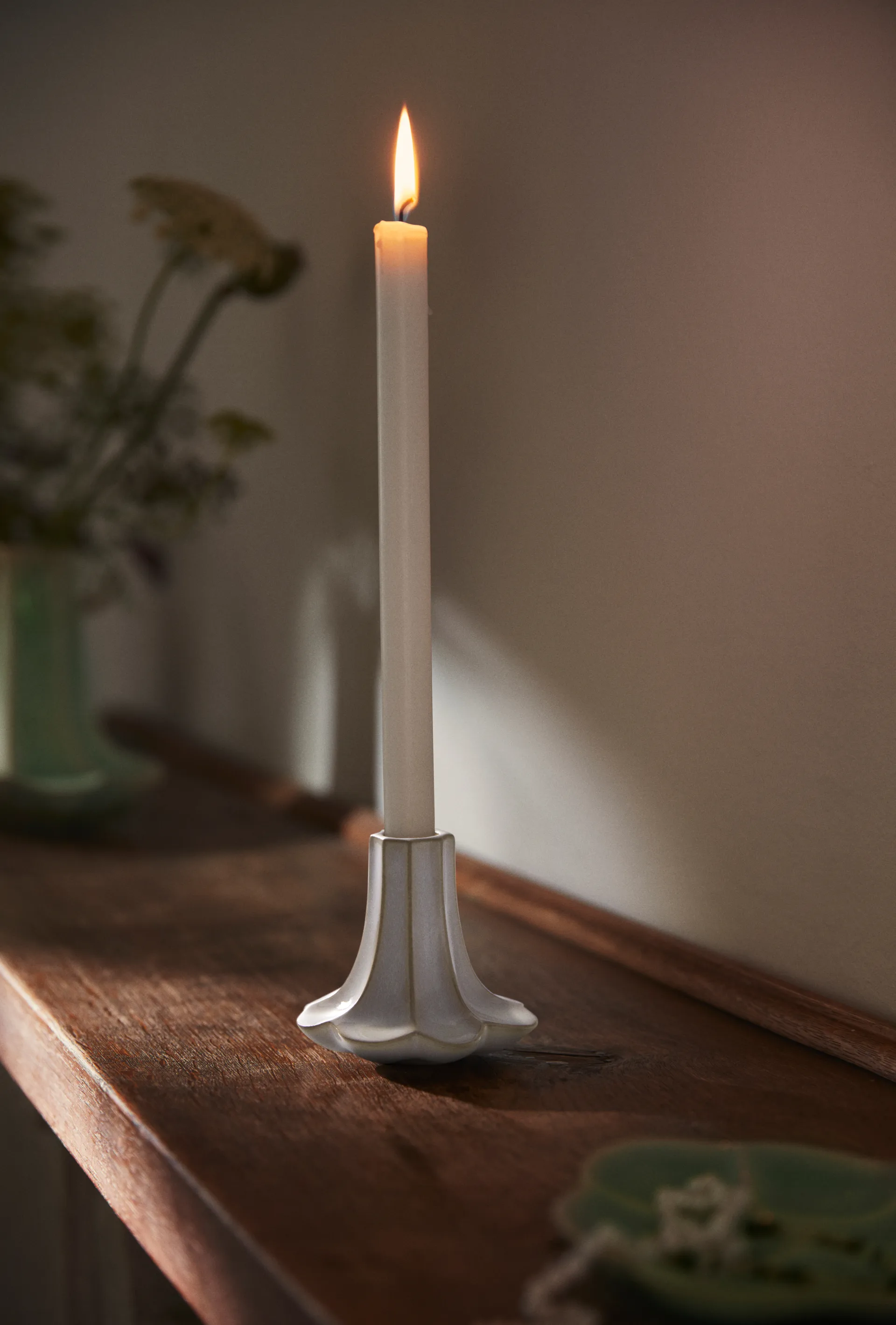 샹터렐 캔들 홀더, Sand, 10 cm Kähler | 케흘러