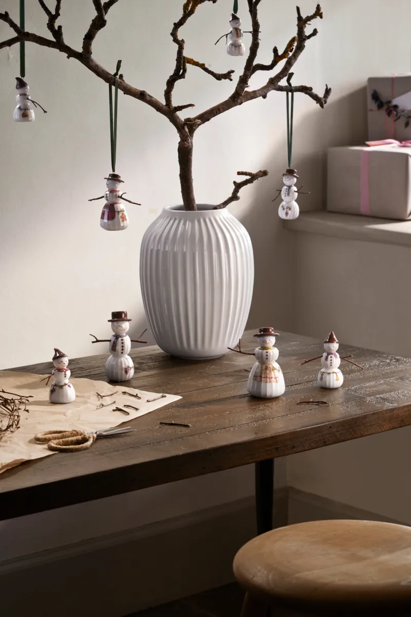 해머소이 크리스마스 데코레이션 데코레이션 snowman, White Kähler | 케흘러