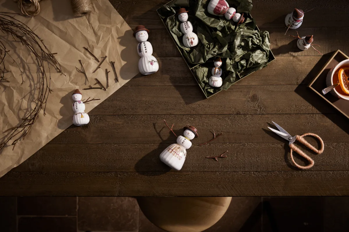 해머소이 크리스마스 데코레이션 데코레이션 snowman, White Kähler | 케흘러