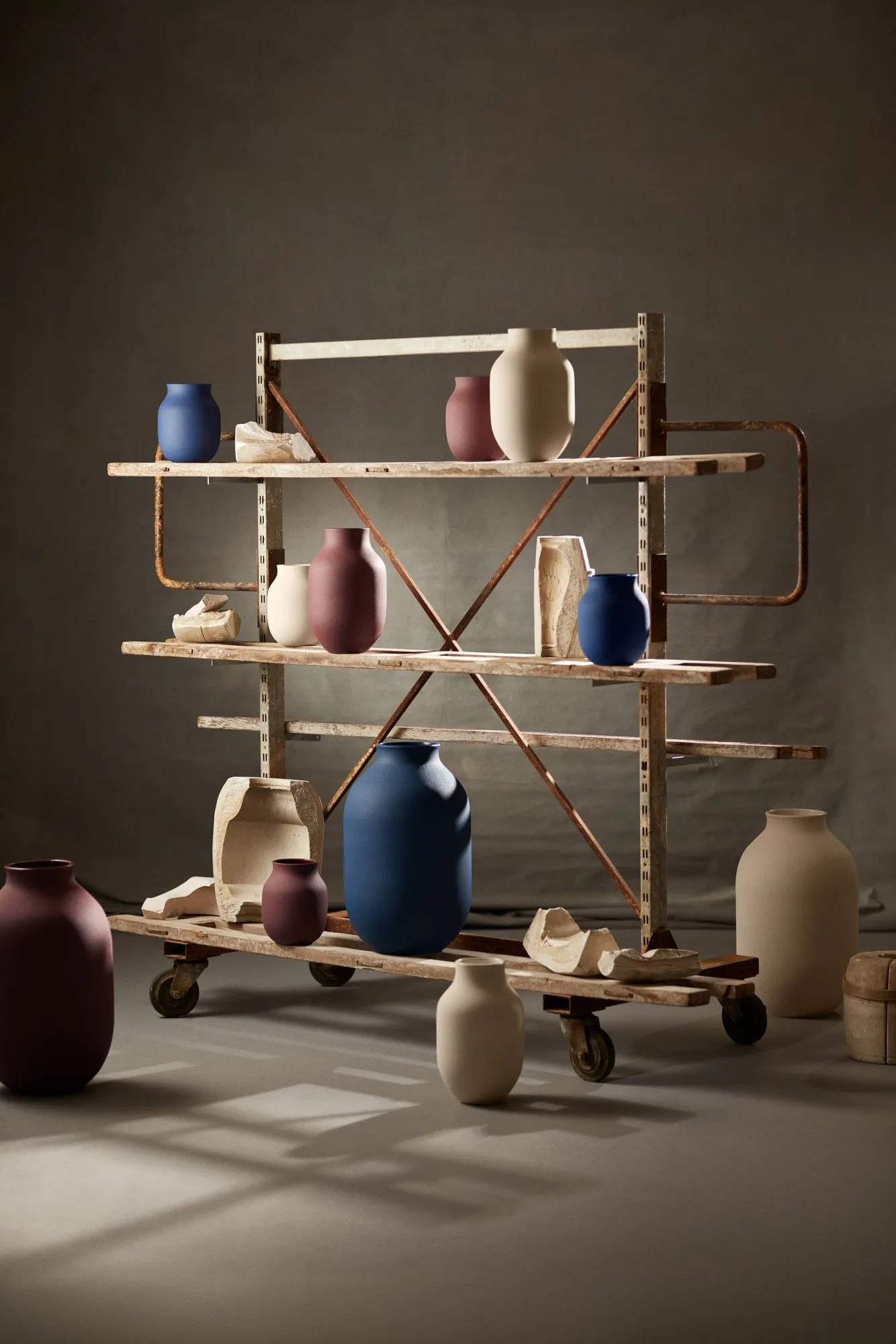 Studio Omaggio 화병, Blue, 50 cm Kähler | 케흘러