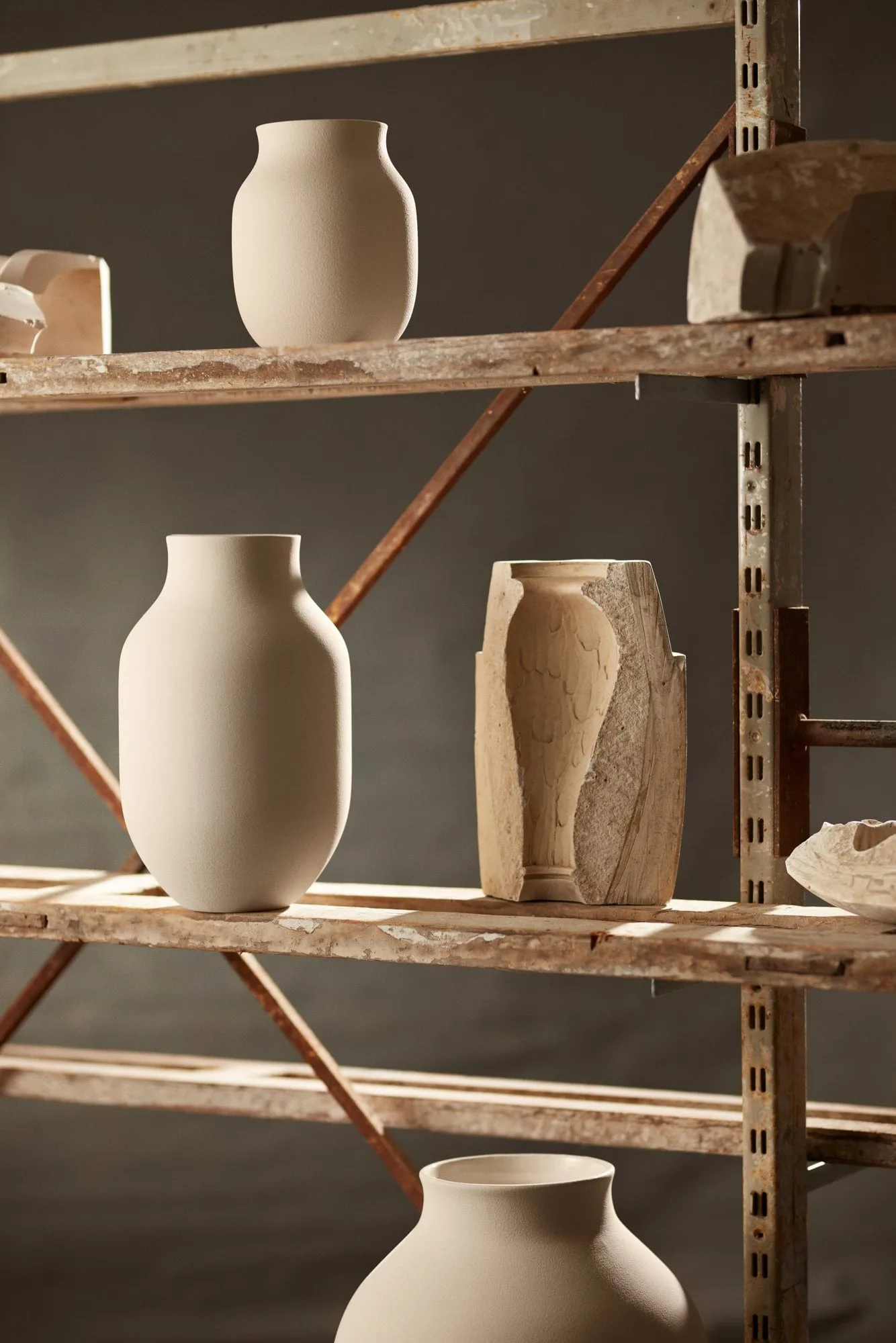 Studio Omaggio 화병, Sand, 20 cm Kähler | 케흘러