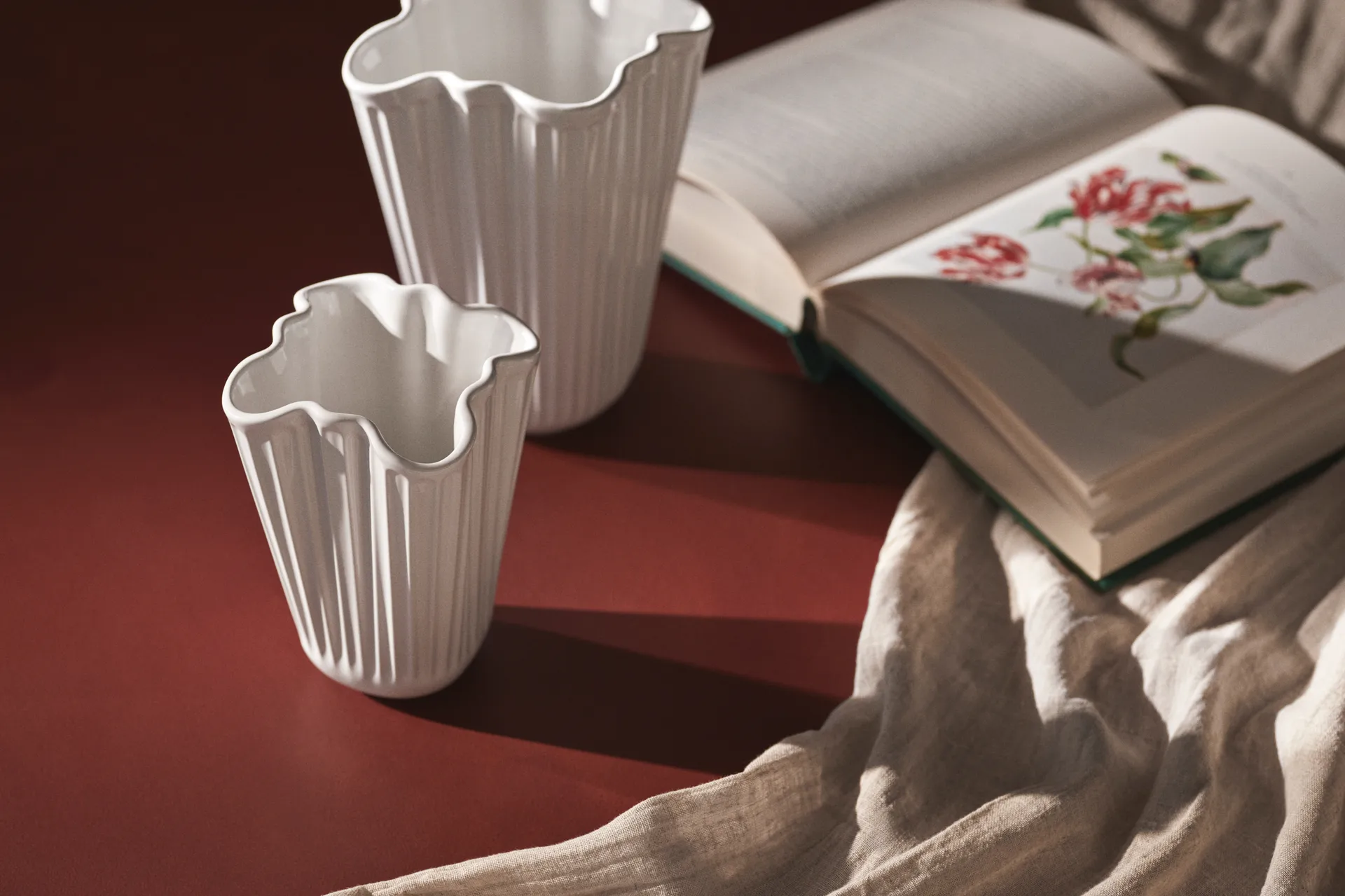 해머소이 화병 언폴드, White, 16,5 cm Kähler | 케흘러