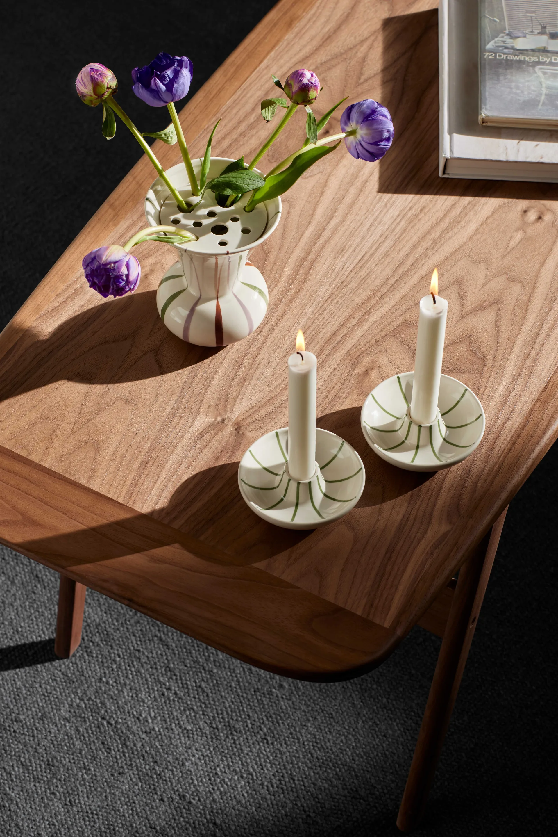 시그니처 캔들 홀더, White-green Kähler | 케흘러