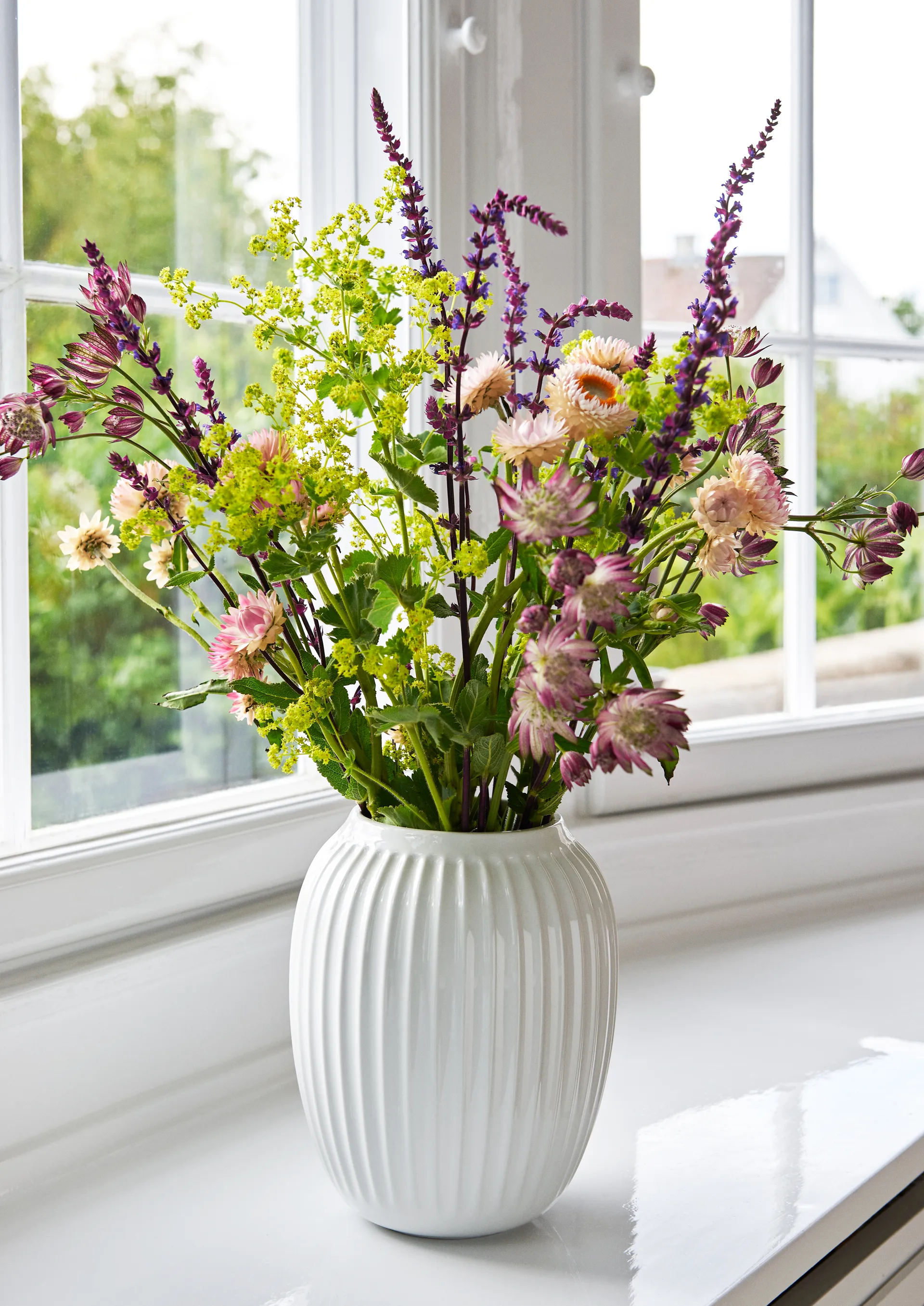 해머소이 화병 미디움, white Kähler | 케흘러