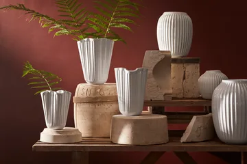 해머소이 화병 미디움 - white - Kähler | 케흘러