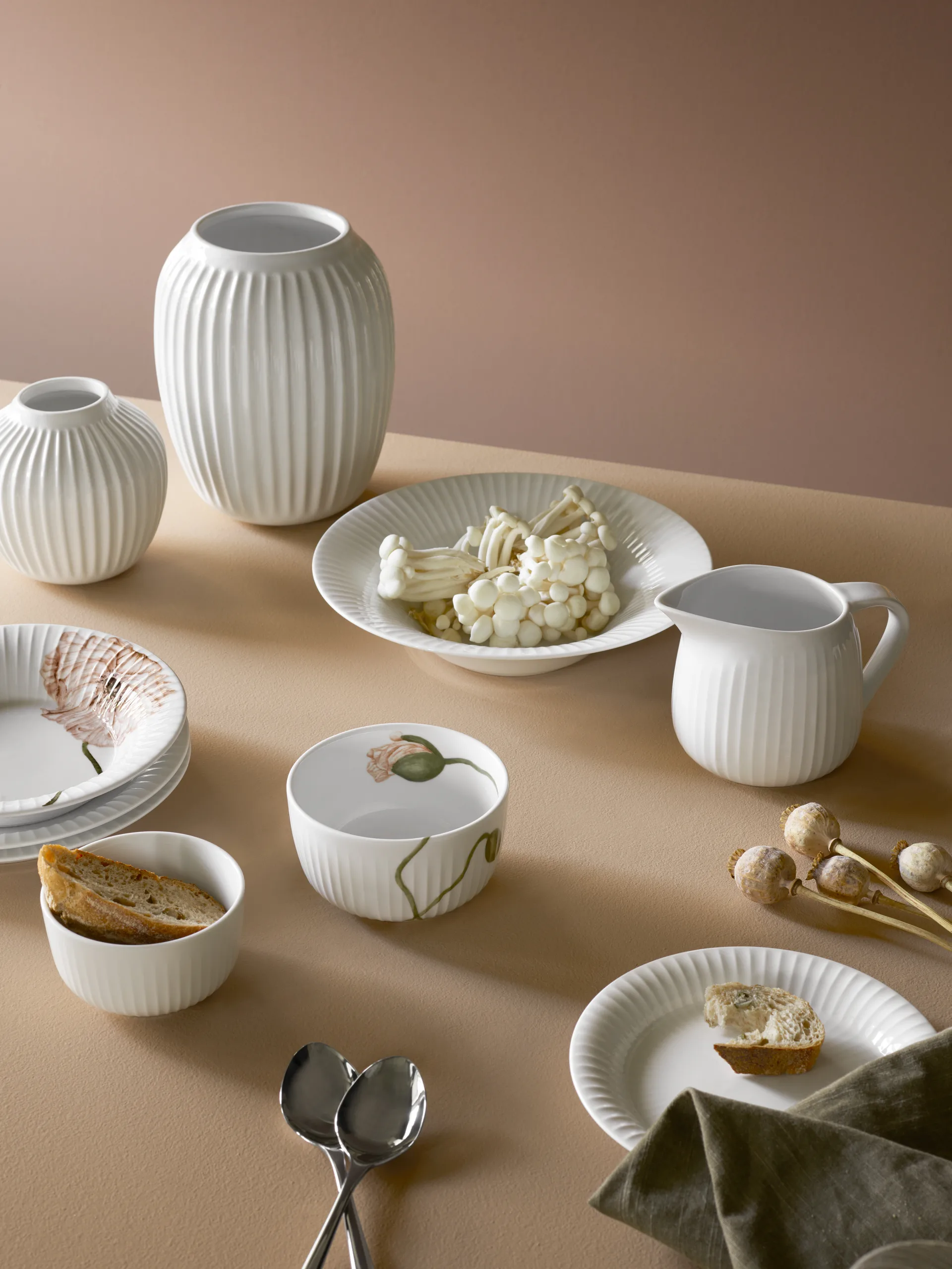 해머소이 화병 미디움, white Kähler | 케흘러