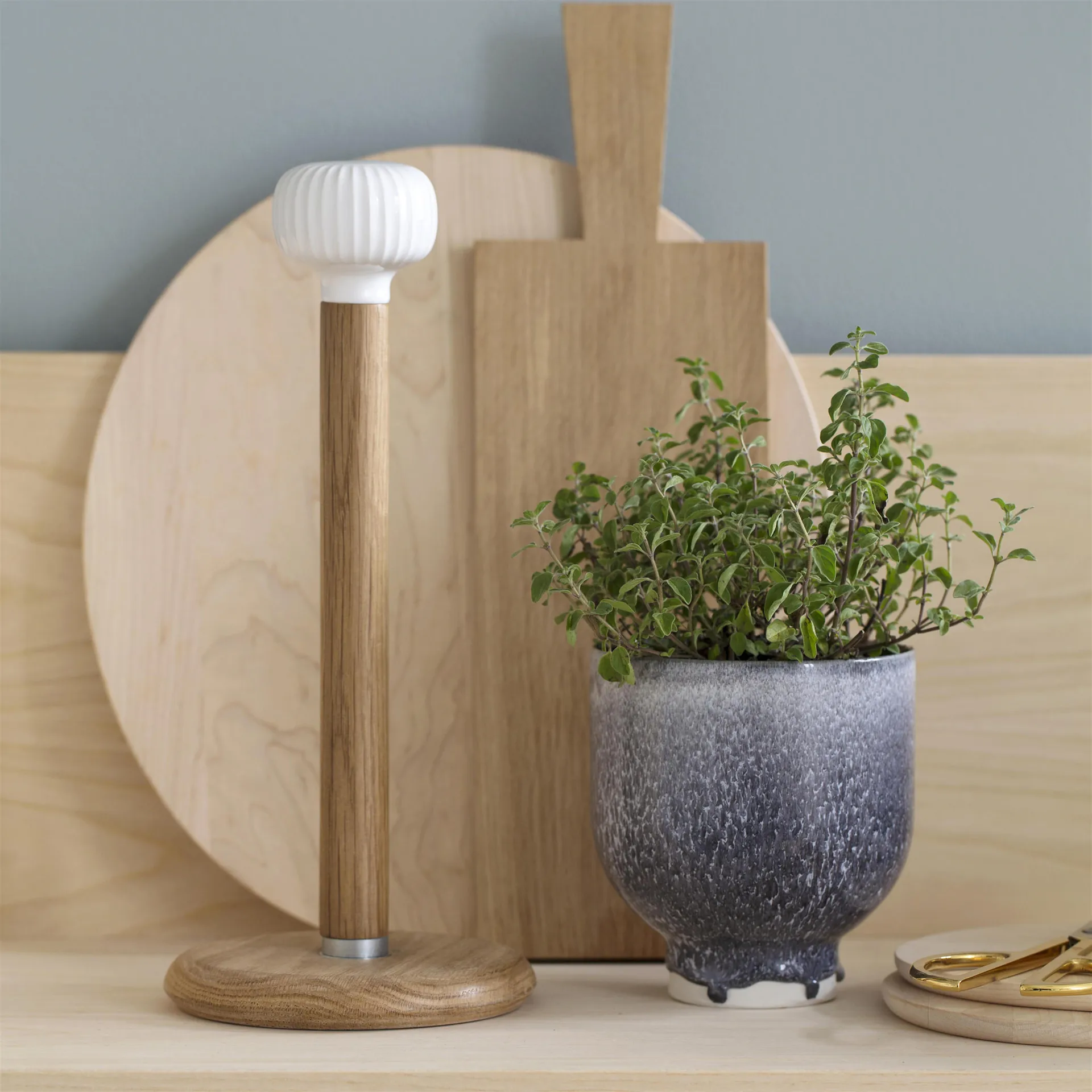 해머소이 키친타올 홀더, white Kähler | 케흘러