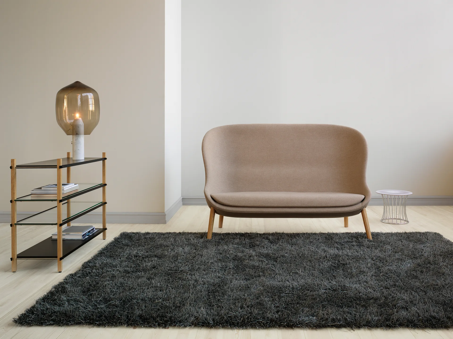 모스 러그 200x300 cm, Nickel grey Kasthall | 카스탈