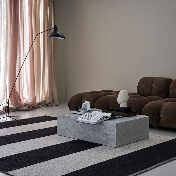 와이드 스트라이프 아이콘 러그, Midnight black 554 300x200 cm Kasthall | 카스탈