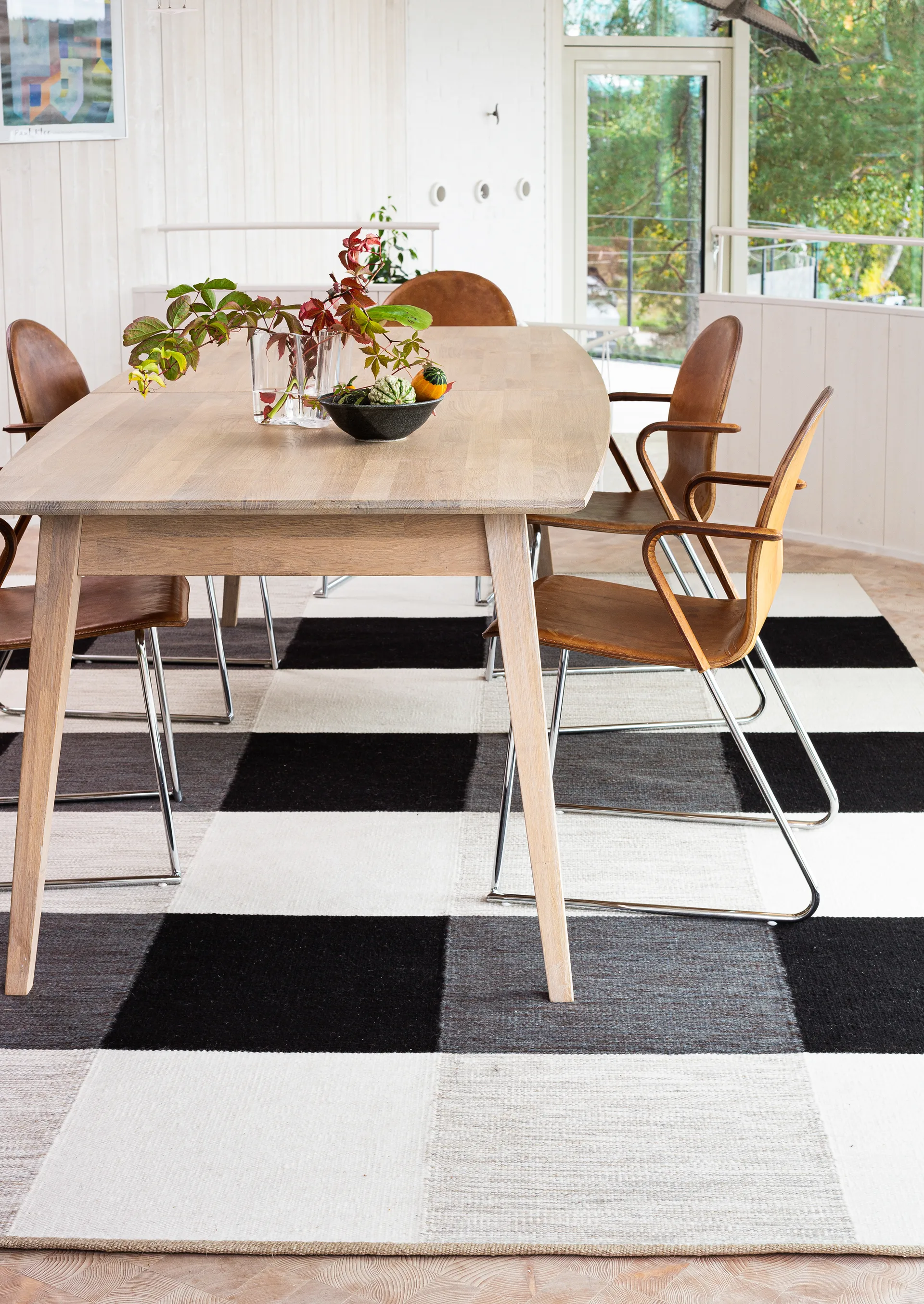 나잇&데이 핸드메이드 러그, 170x240 cm, White-black 200x300 cm Kateha | 카테하