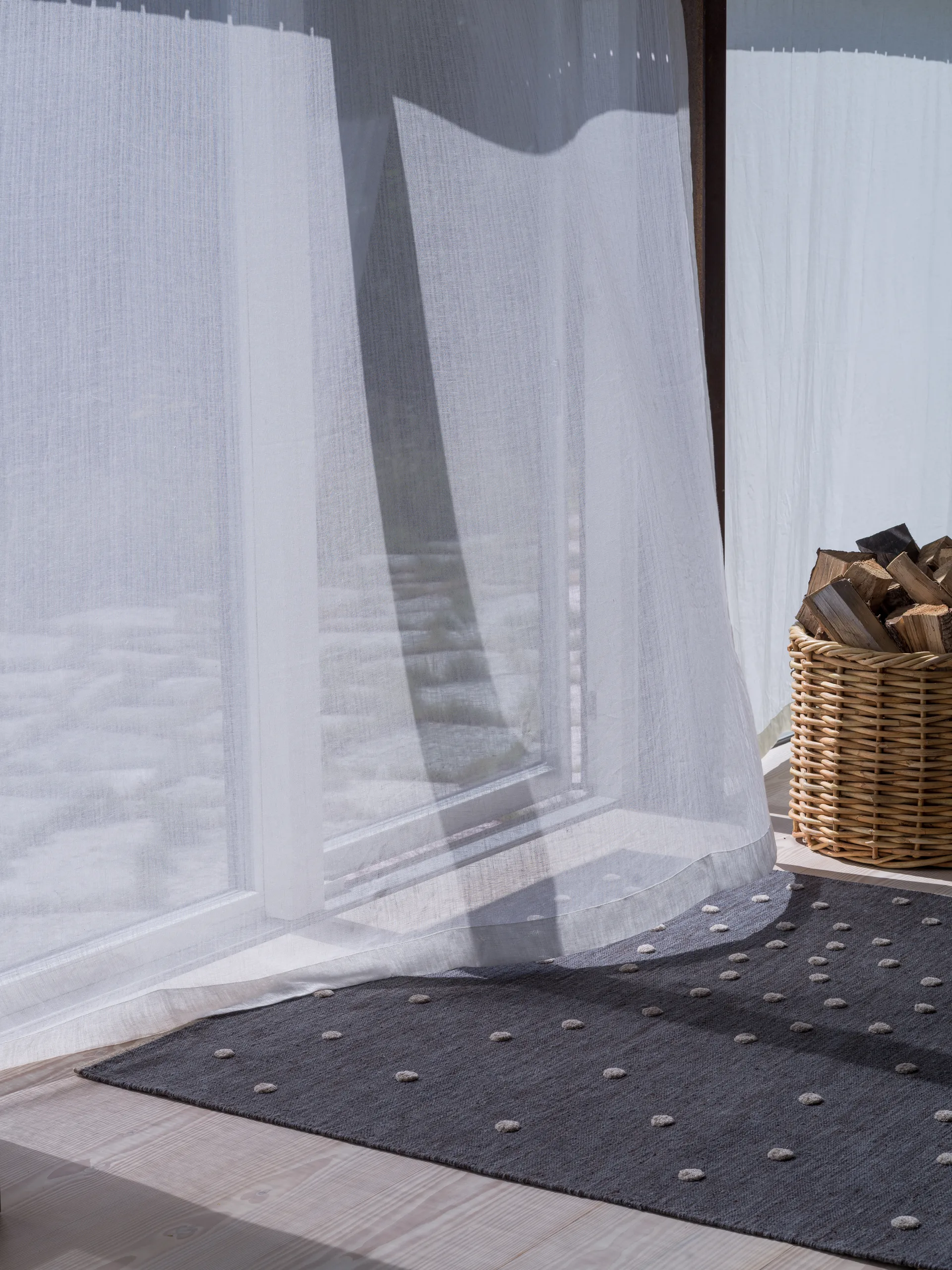 불라 러너 러그, Nearly Black, 80x250 cm Kateha | 카테하