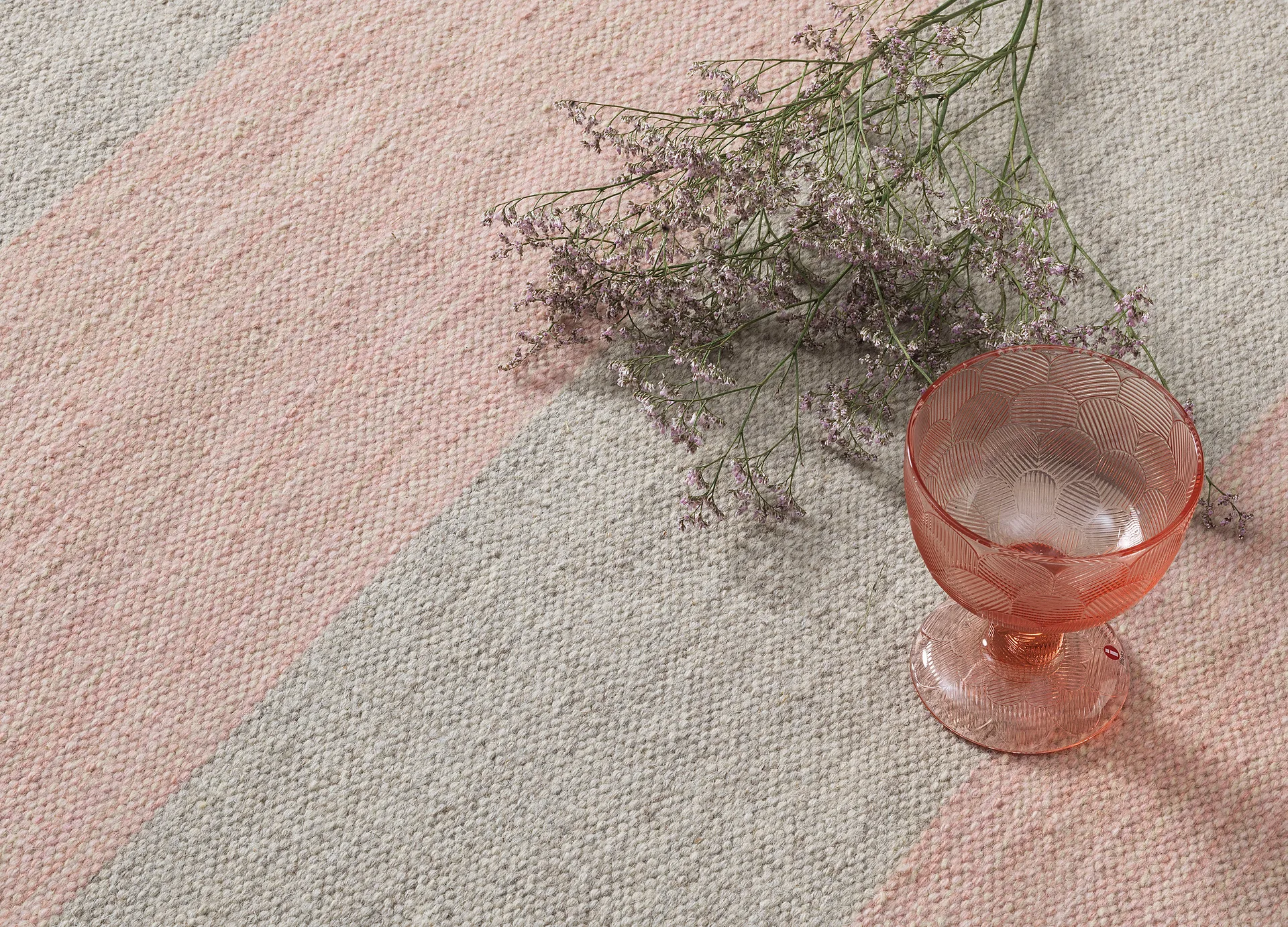 알리움 투 스텝 러너 러그, Powder, 250x80 cm Kateha | 카테하