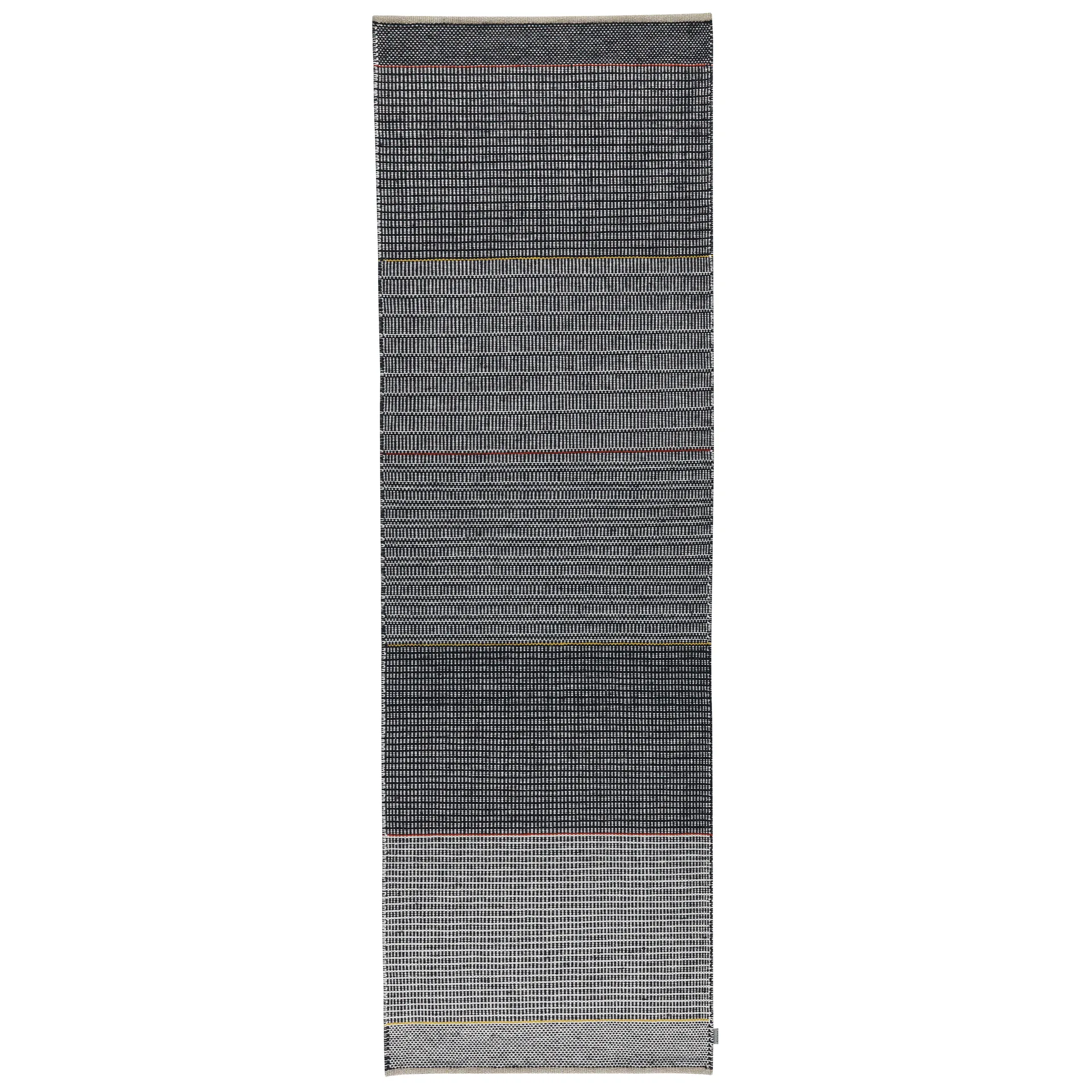 Tribulus One 울 카펫 80x250 cm, Black/white/red/yellow Kateha | 카테하