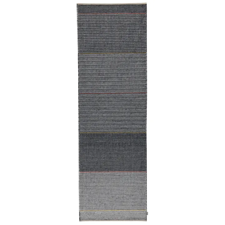 Tribulus One 울 카펫 80x250 cm - Black/white/red/yellow - Kateha | 카테하