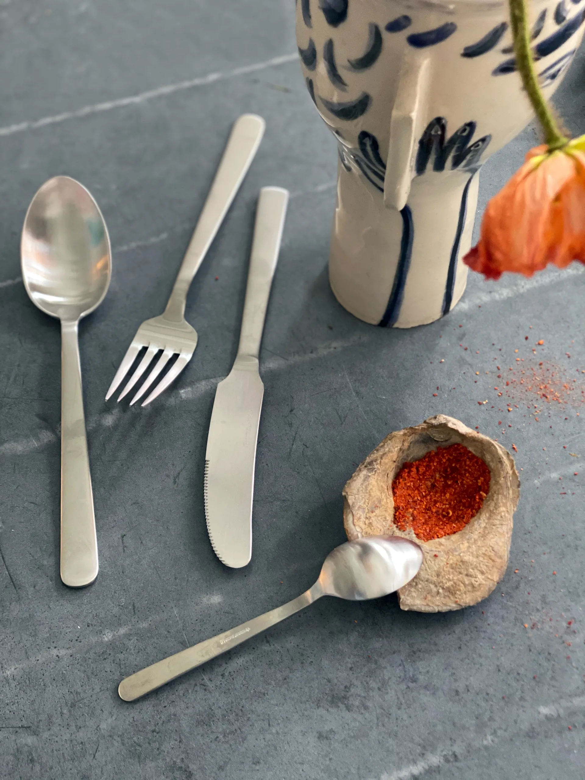 그랑프리 커트러리 세트 24pcs, Polished steel Kay Bojesen | 카이보예센