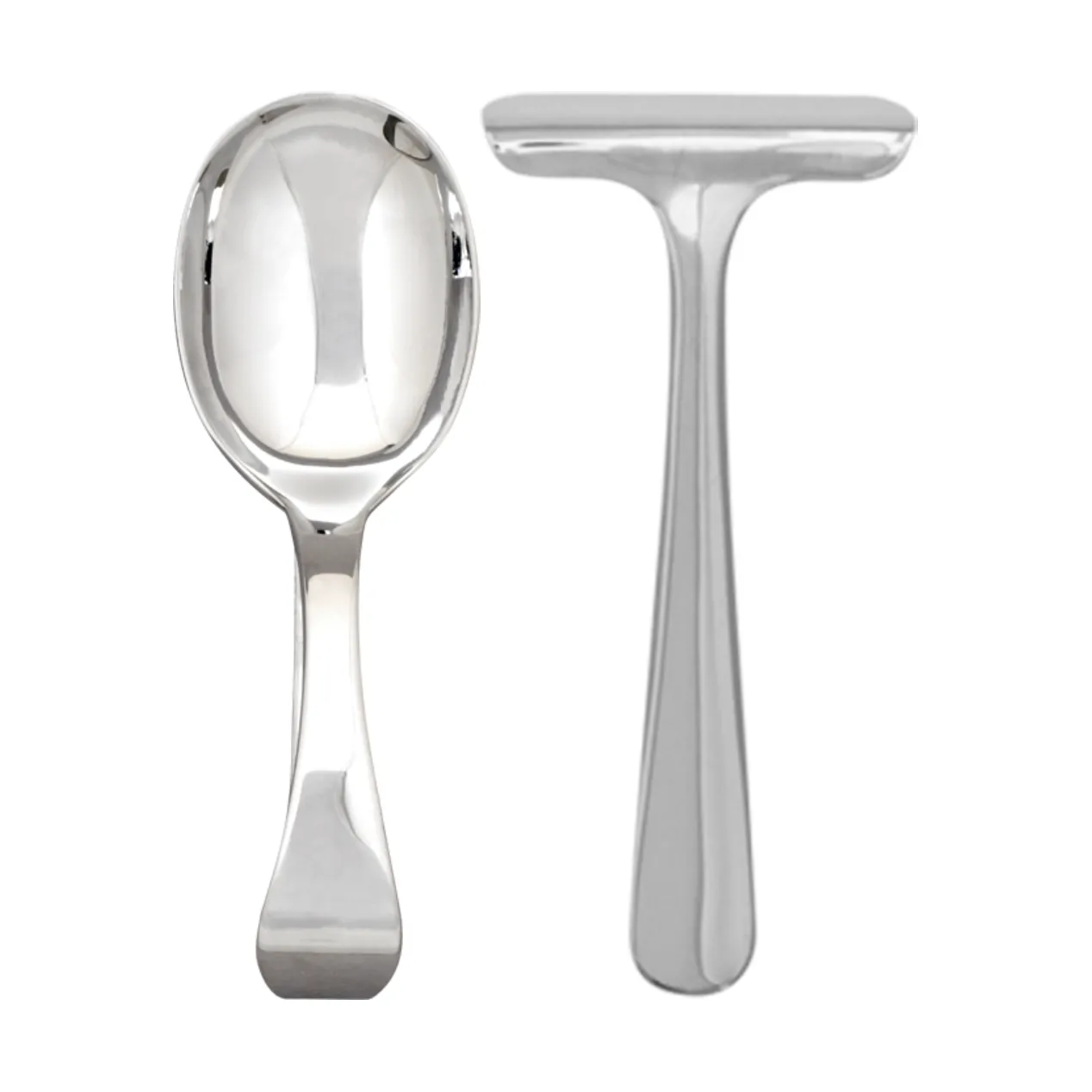 그랑프리 어린이용 커트러리 및 턱받이 3pcs, Polished steel Kay Bojesen | 카이보예센