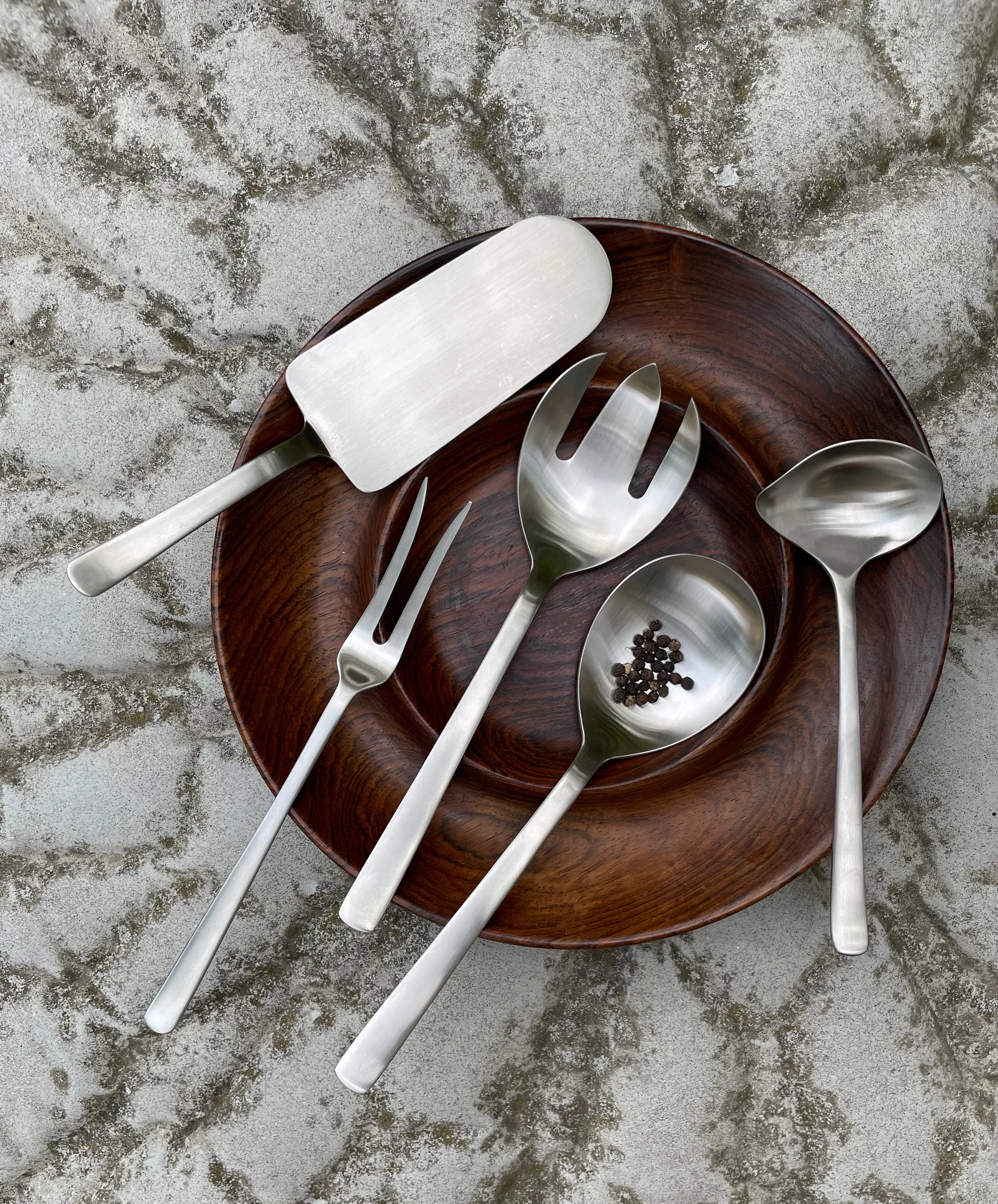 그랑프리 서빙 세트 3pcs, Polished steel Kay Bojesen | 카이보예센