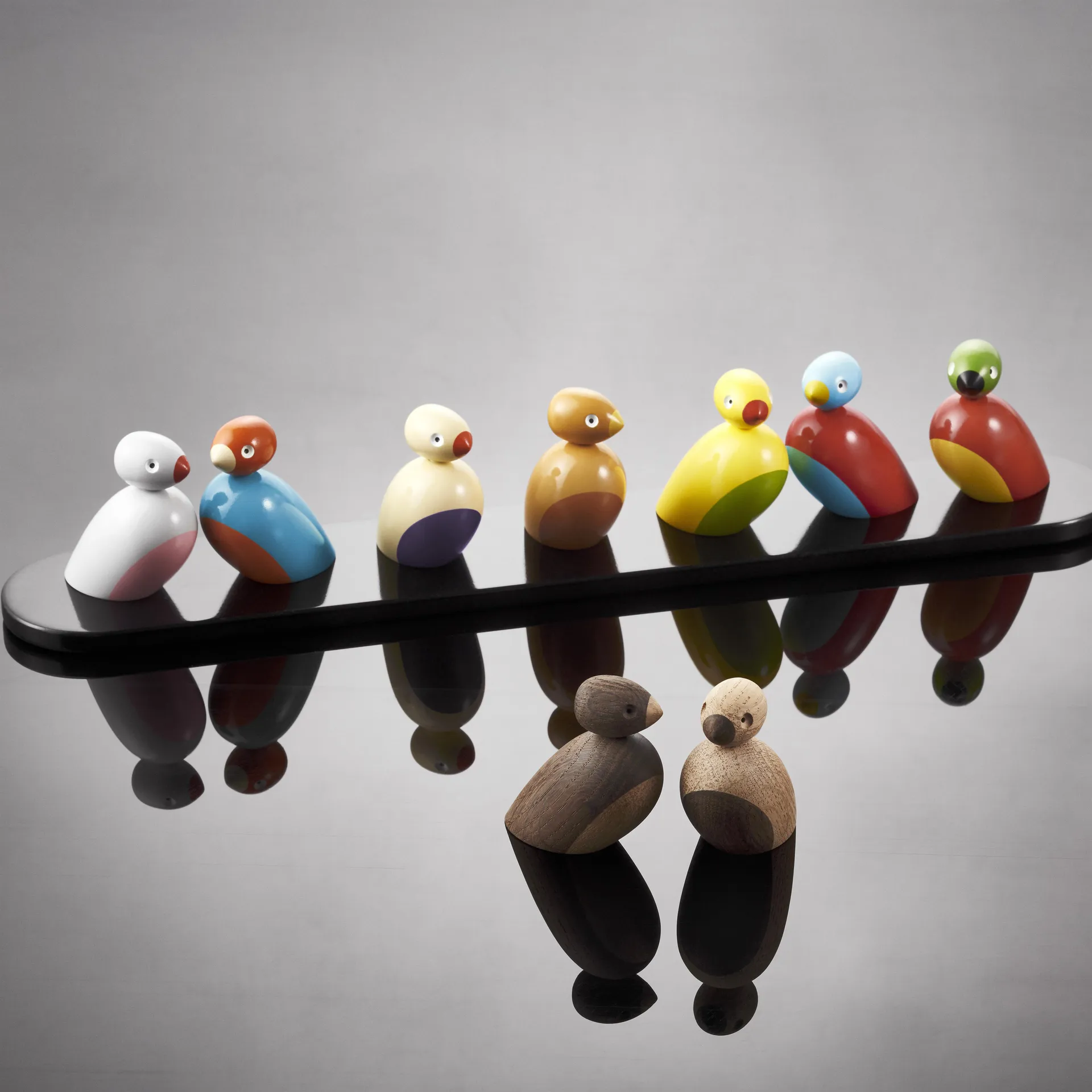 참새 2개 세트, oak Kay Bojesen Denmark | 카이보예센 덴마크