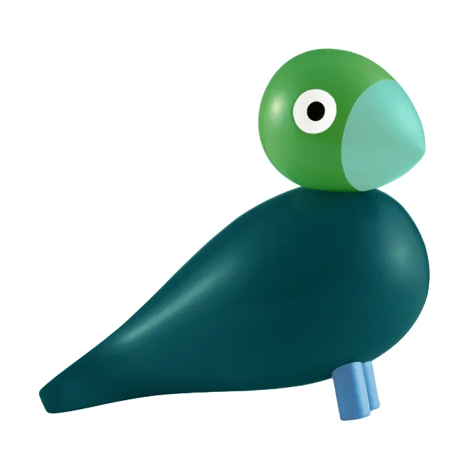 카이보예센 2026 송버드 버치, Dark green Kay Bojesen Denmark | 카이보예센 덴마크