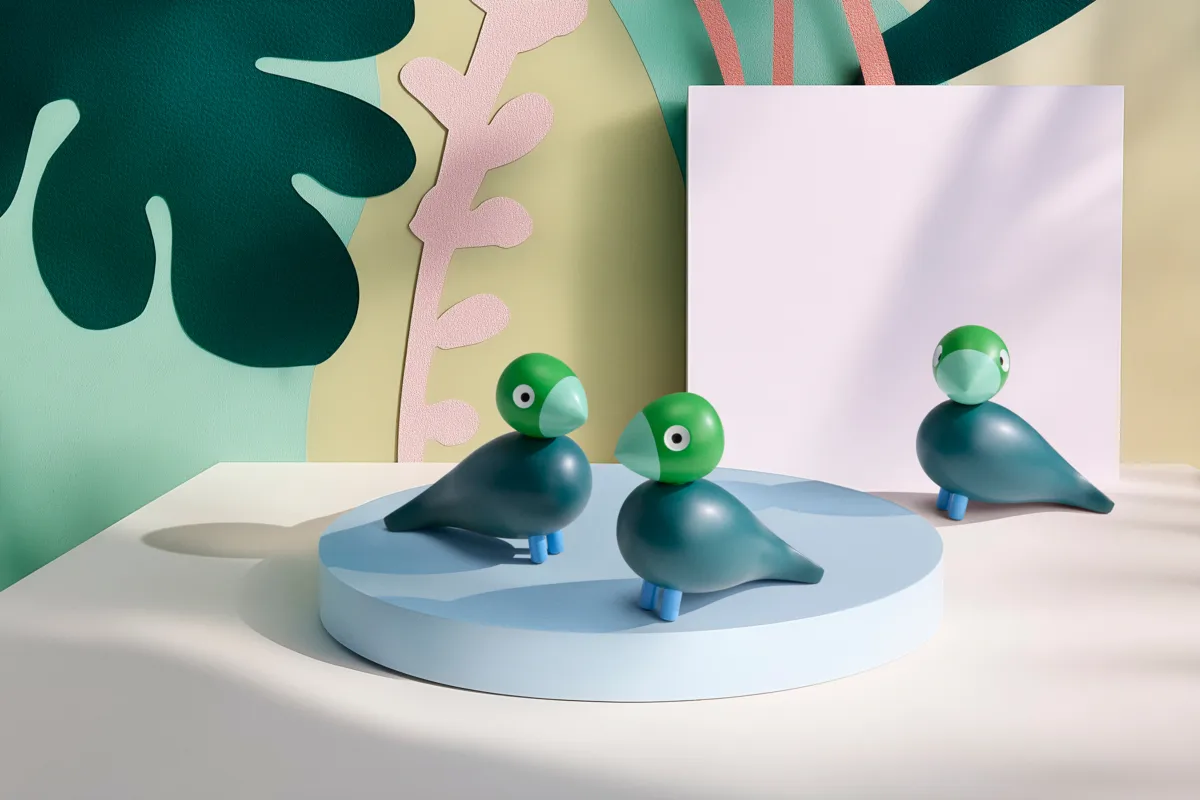 카이보예센 2026 송버드 버치, Dark green Kay Bojesen Denmark | 카이보예센 덴마크