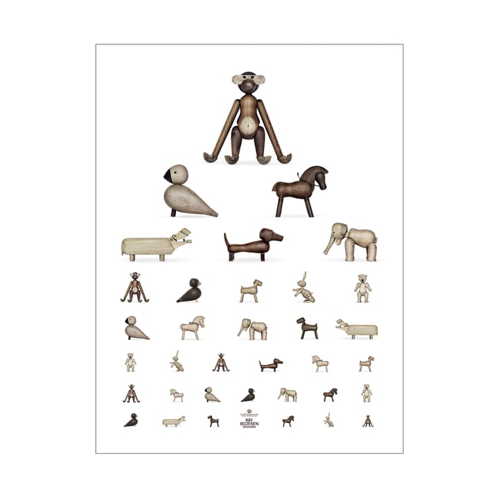 포스터 동물 - 30x40 cm - Kay Bojesen Denmark | 카이보예센 덴마크