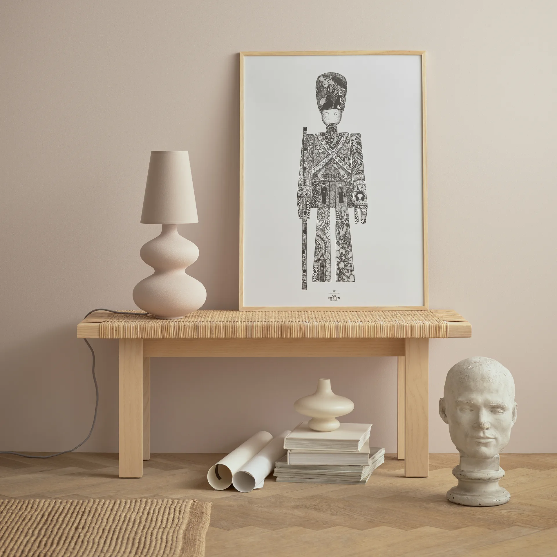 포스터 군인, 50x70 cm Kay Bojesen Denmark | 카이보예센 덴마크